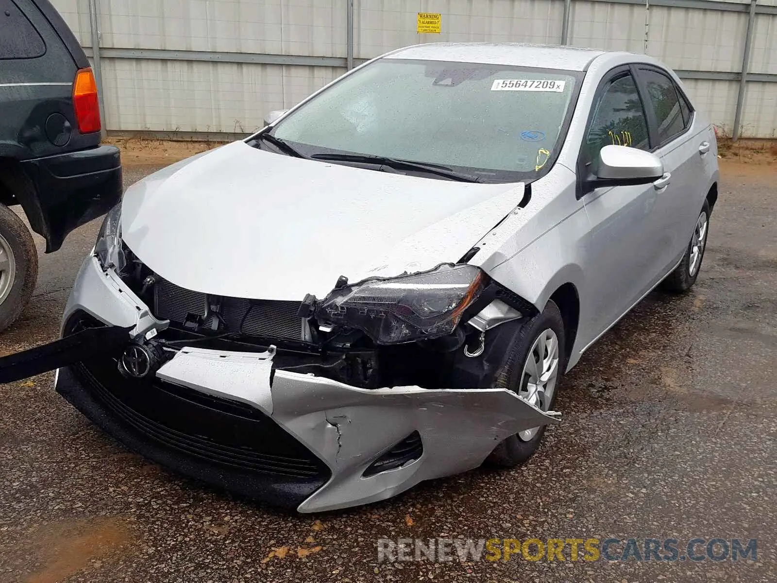 2 Photograph of a damaged car 2T1BURHE3KC194176 TOYOTA COROLLA 2019