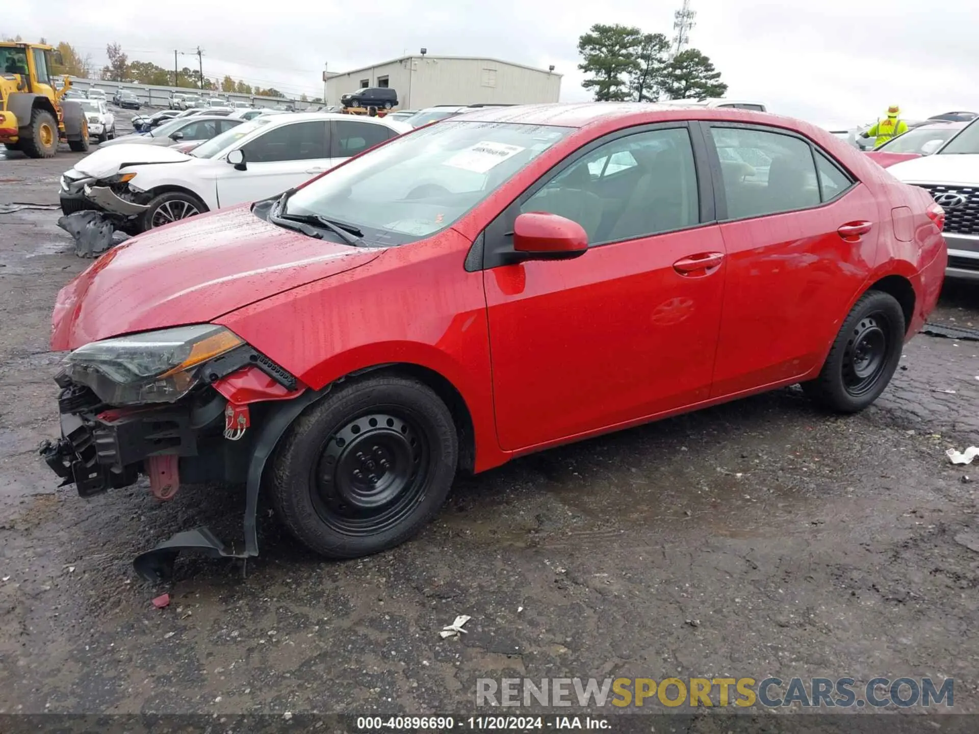 2 Photograph of a damaged car 2T1BURHE3KC202552 TOYOTA COROLLA 2019
