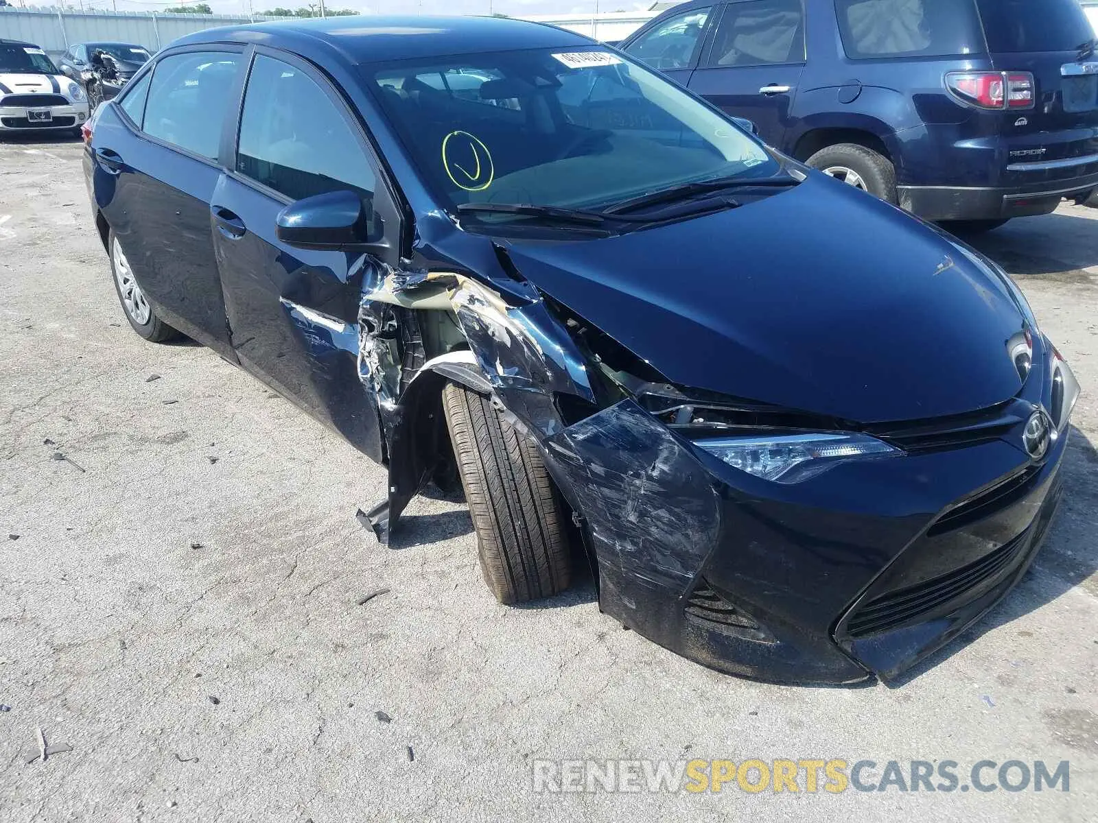 9 Photograph of a damaged car 2T1BURHE3KC205130 TOYOTA COROLLA 2019