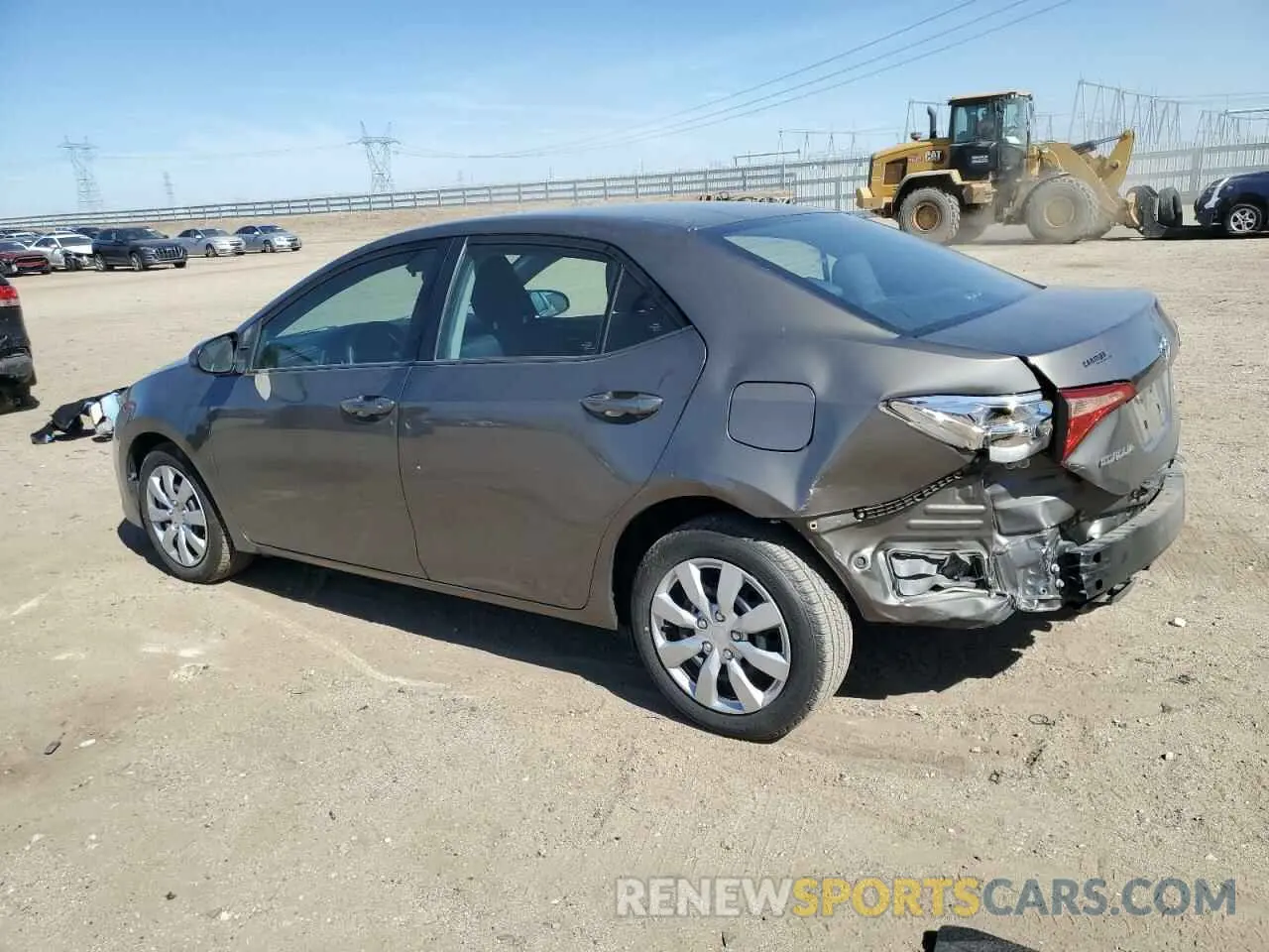 2 Фотография поврежденного автомобиля 2T1BURHE3KC212966 TOYOTA COROLLA 2019