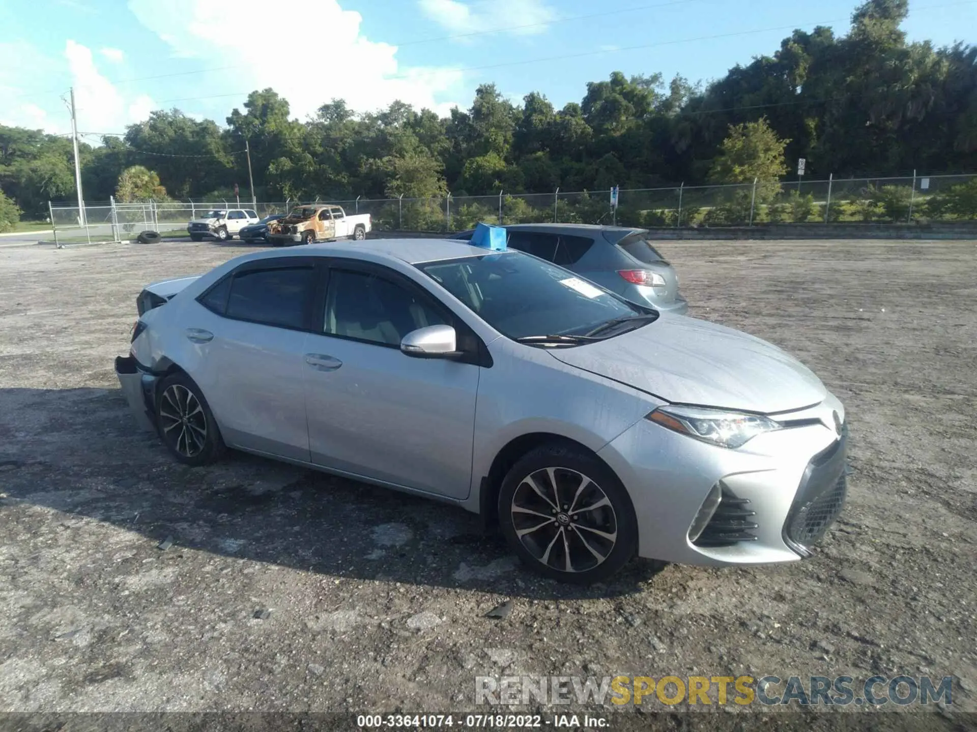 1 Фотография поврежденного автомобиля 2T1BURHE3KC213938 TOYOTA COROLLA 2019