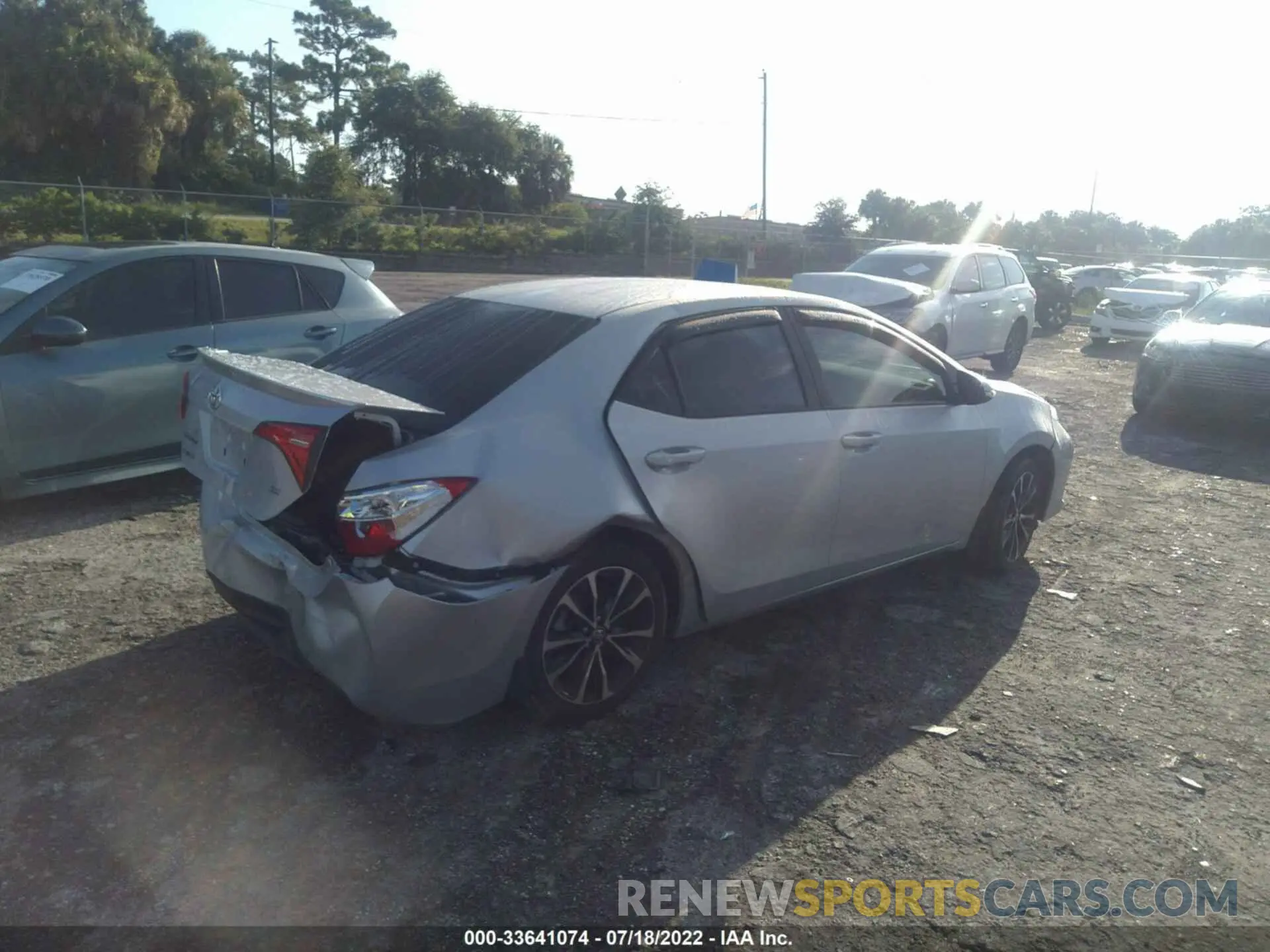 4 Фотография поврежденного автомобиля 2T1BURHE3KC213938 TOYOTA COROLLA 2019