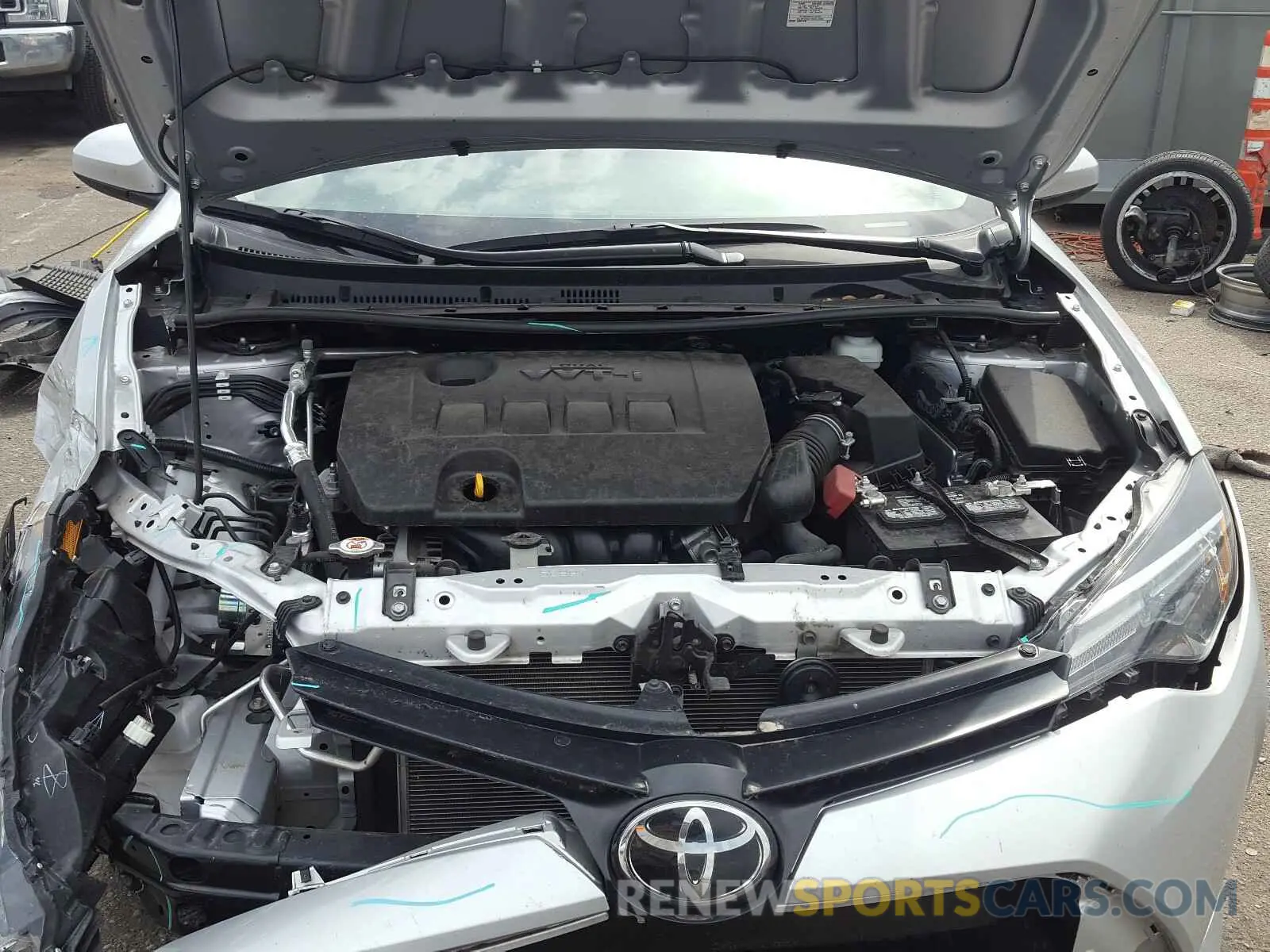 7 Photograph of a damaged car 2T1BURHE3KC228665 TOYOTA COROLLA 2019