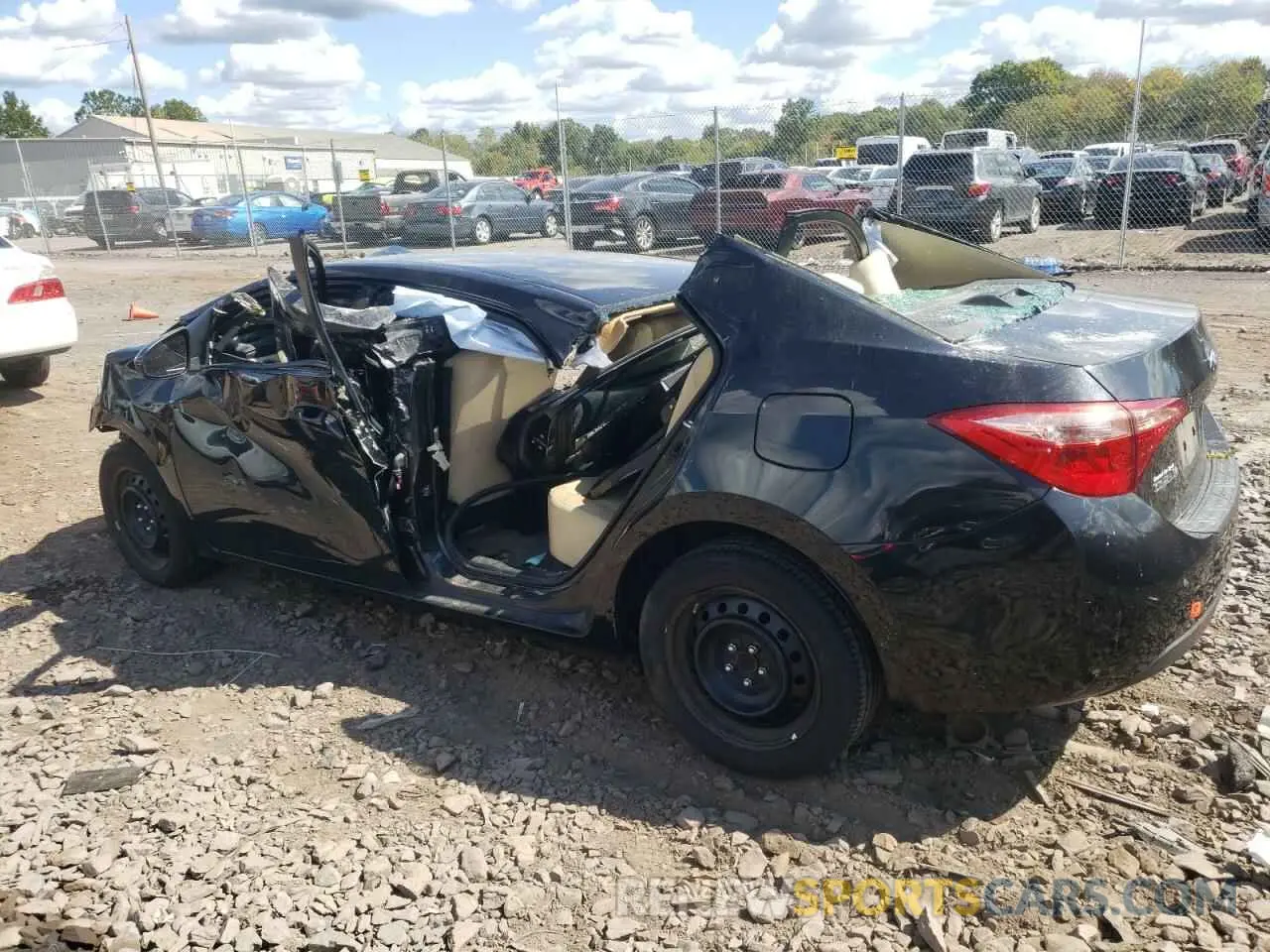 2 Photograph of a damaged car 2T1BURHE3KC245207 TOYOTA COROLLA 2019