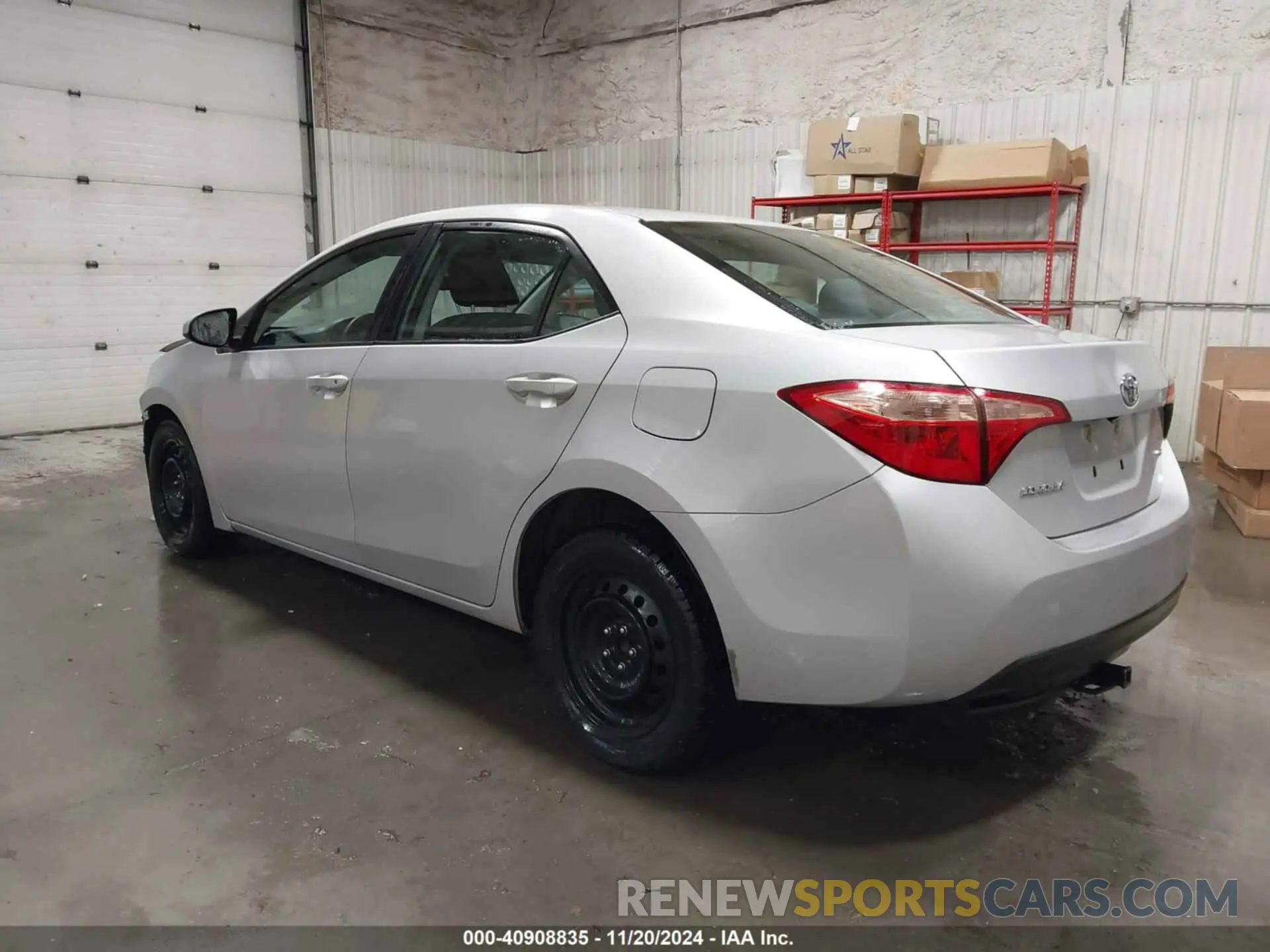 3 Фотография поврежденного автомобиля 2T1BURHE4KC138585 TOYOTA COROLLA 2019