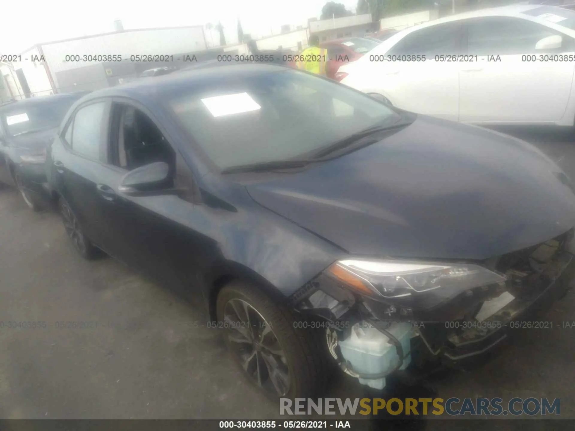 1 Фотография поврежденного автомобиля 2T1BURHE4KC144953 TOYOTA COROLLA 2019