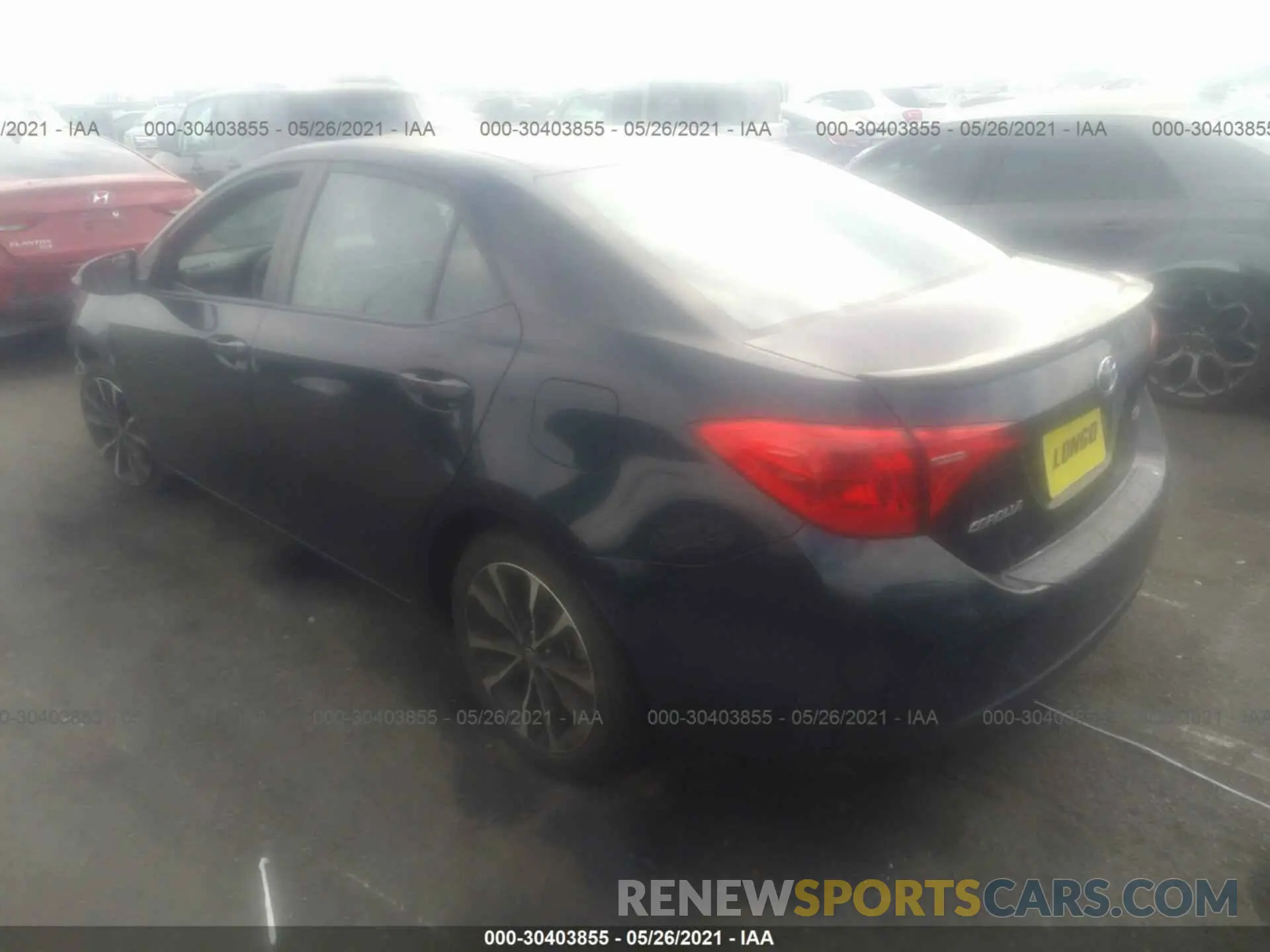 3 Фотография поврежденного автомобиля 2T1BURHE4KC144953 TOYOTA COROLLA 2019