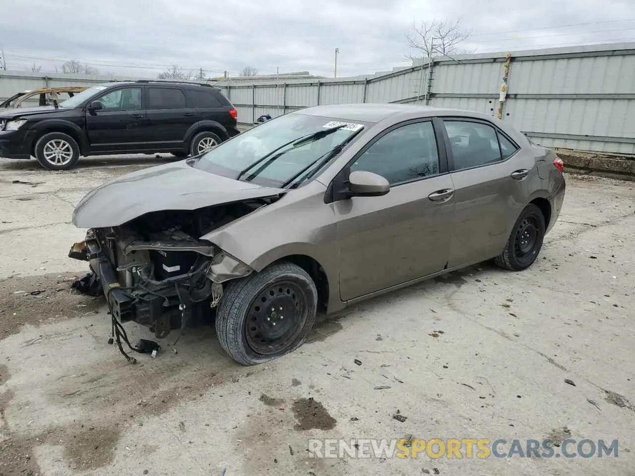 1 Фотография поврежденного автомобиля 2T1BURHE4KC146492 TOYOTA COROLLA 2019