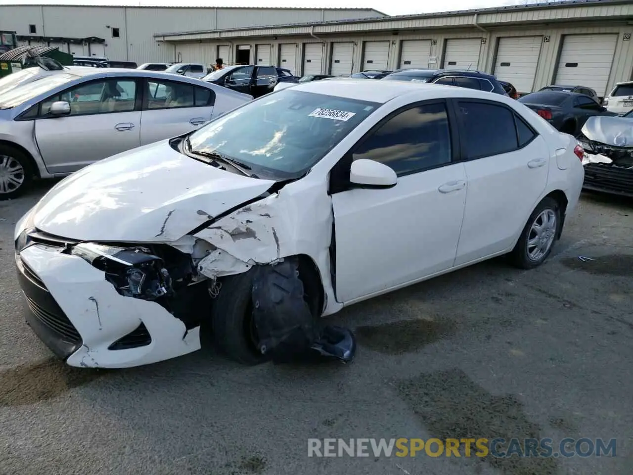 1 Фотография поврежденного автомобиля 2T1BURHE4KC147125 TOYOTA COROLLA 2019
