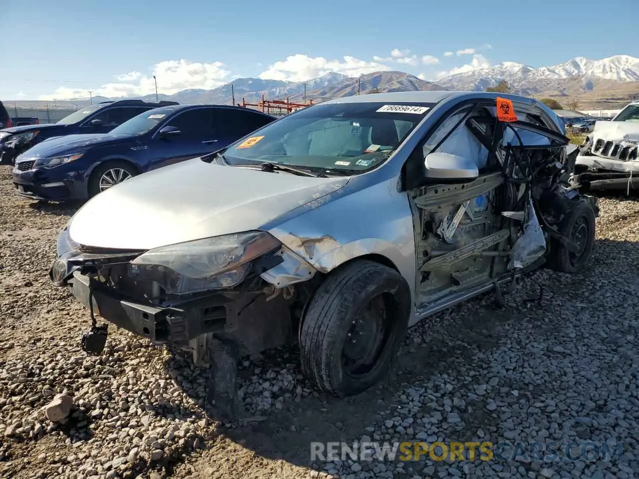 1 Фотография поврежденного автомобиля 2T1BURHE4KC149246 TOYOTA COROLLA 2019