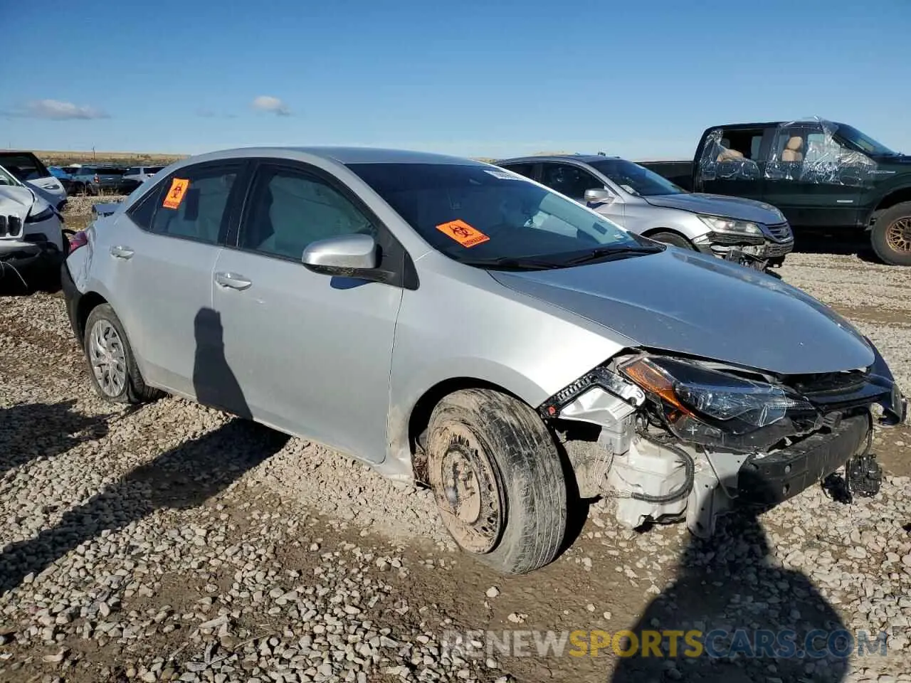 4 Фотография поврежденного автомобиля 2T1BURHE4KC149246 TOYOTA COROLLA 2019