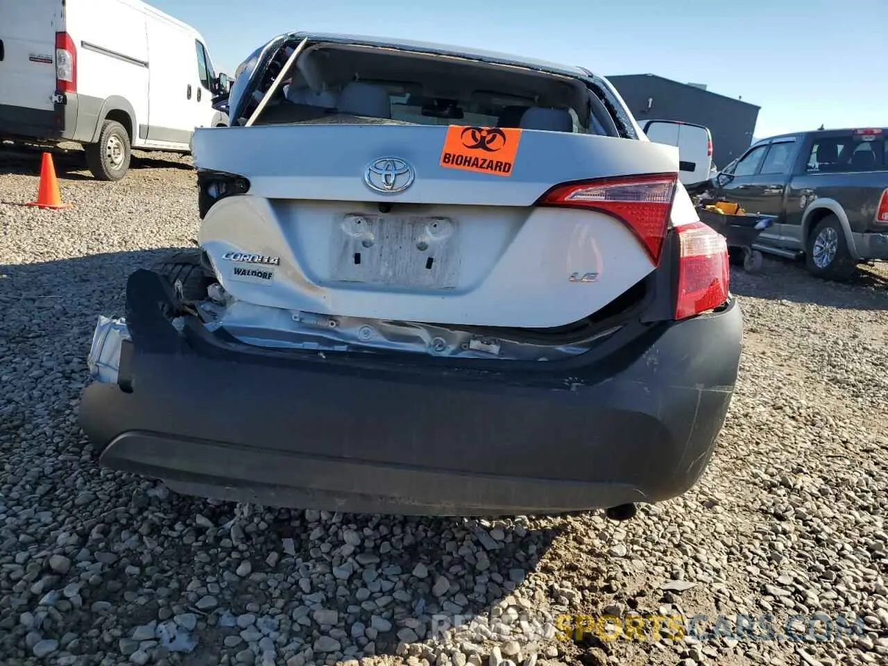 6 Фотография поврежденного автомобиля 2T1BURHE4KC149246 TOYOTA COROLLA 2019