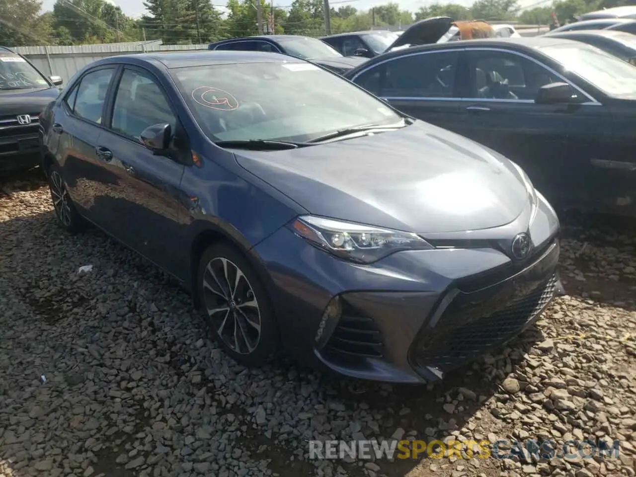 1 Photograph of a damaged car 2T1BURHE4KC156195 TOYOTA COROLLA 2019