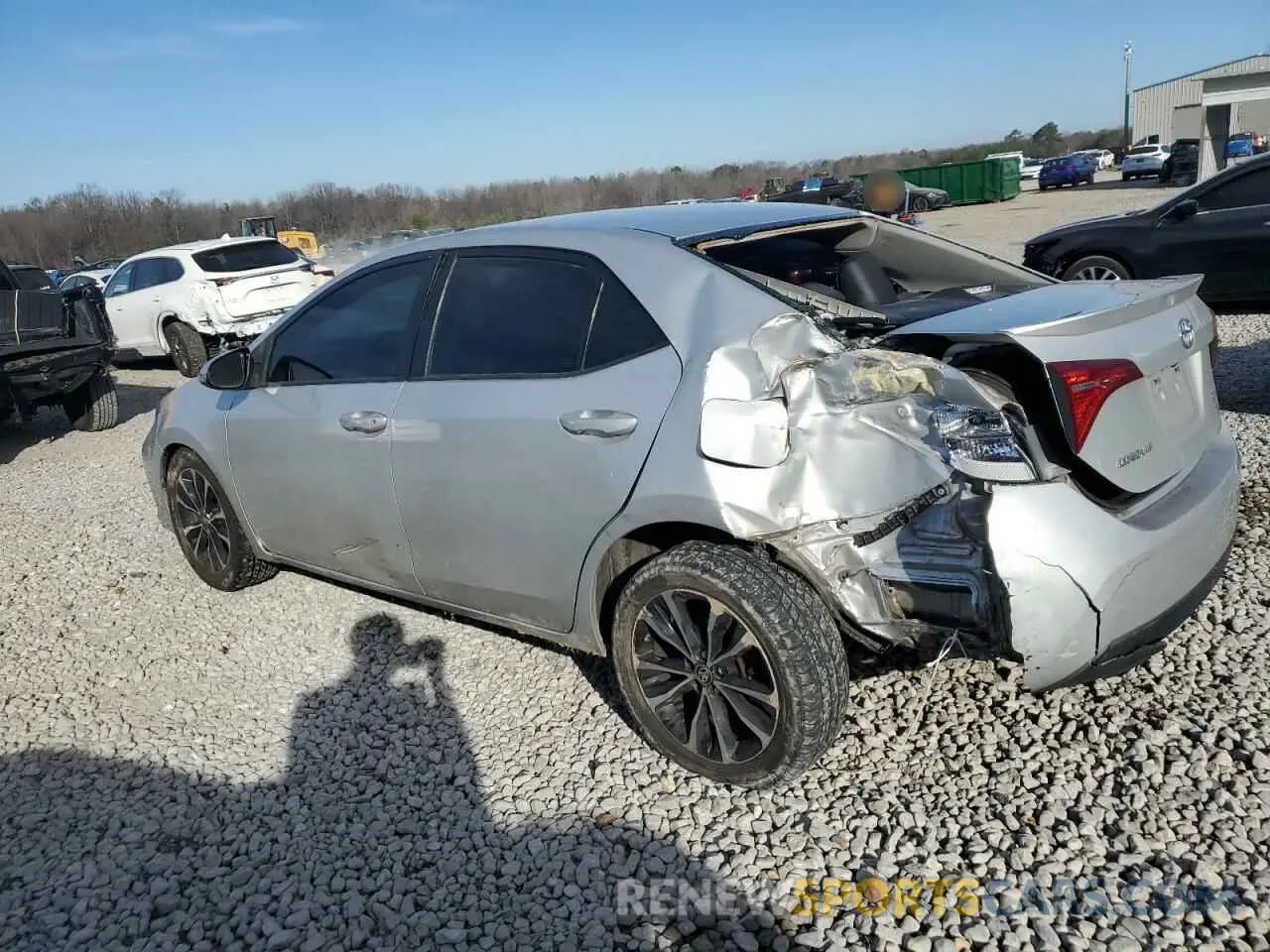 2 Photograph of a damaged car 2T1BURHE4KC177225 TOYOTA COROLLA 2019