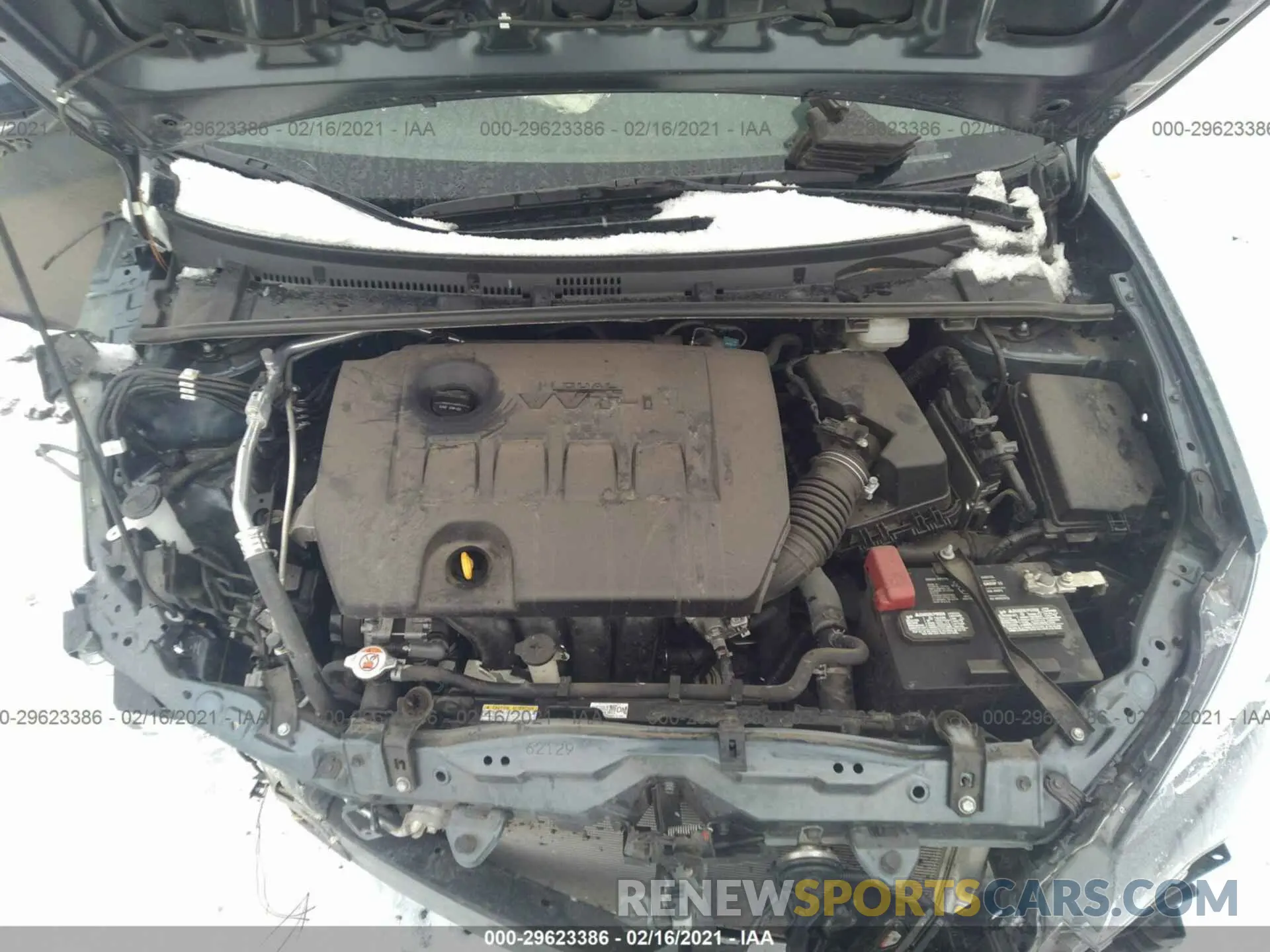 10 Photograph of a damaged car 2T1BURHE4KC183946 TOYOTA COROLLA 2019