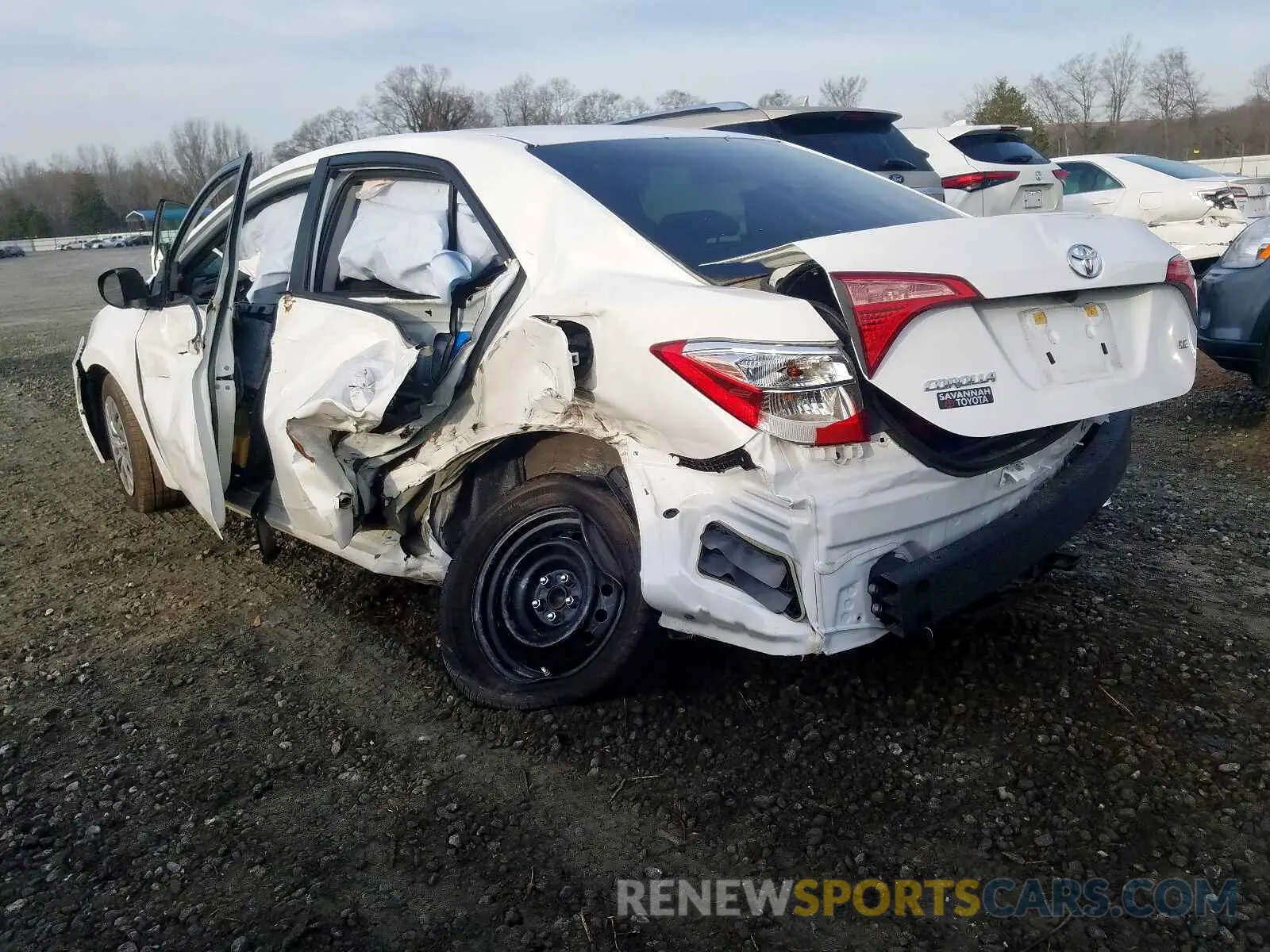 3 Фотография поврежденного автомобиля 2T1BURHE4KC185101 TOYOTA COROLLA 2019