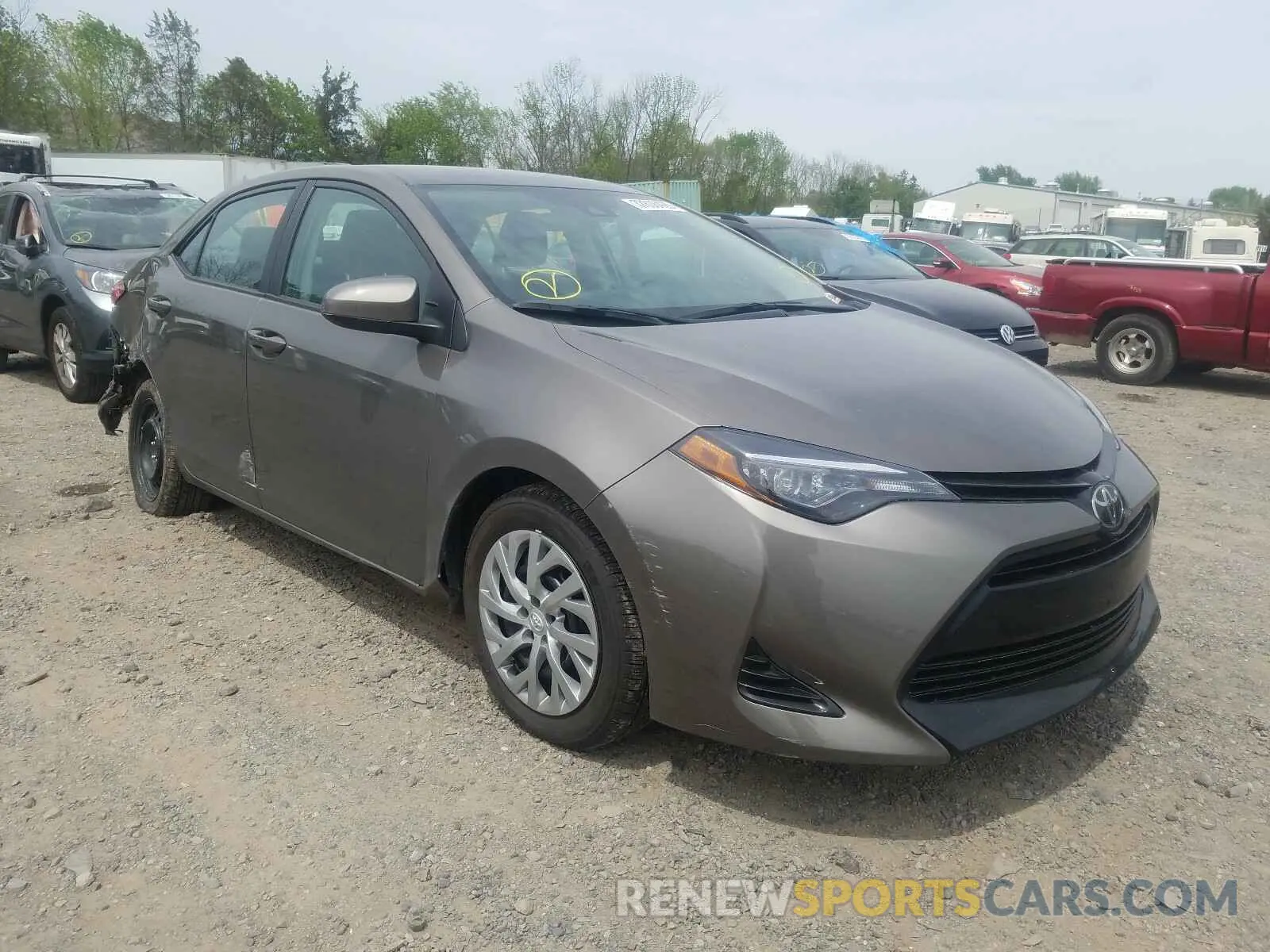 1 Photograph of a damaged car 2T1BURHE4KC189245 TOYOTA COROLLA 2019