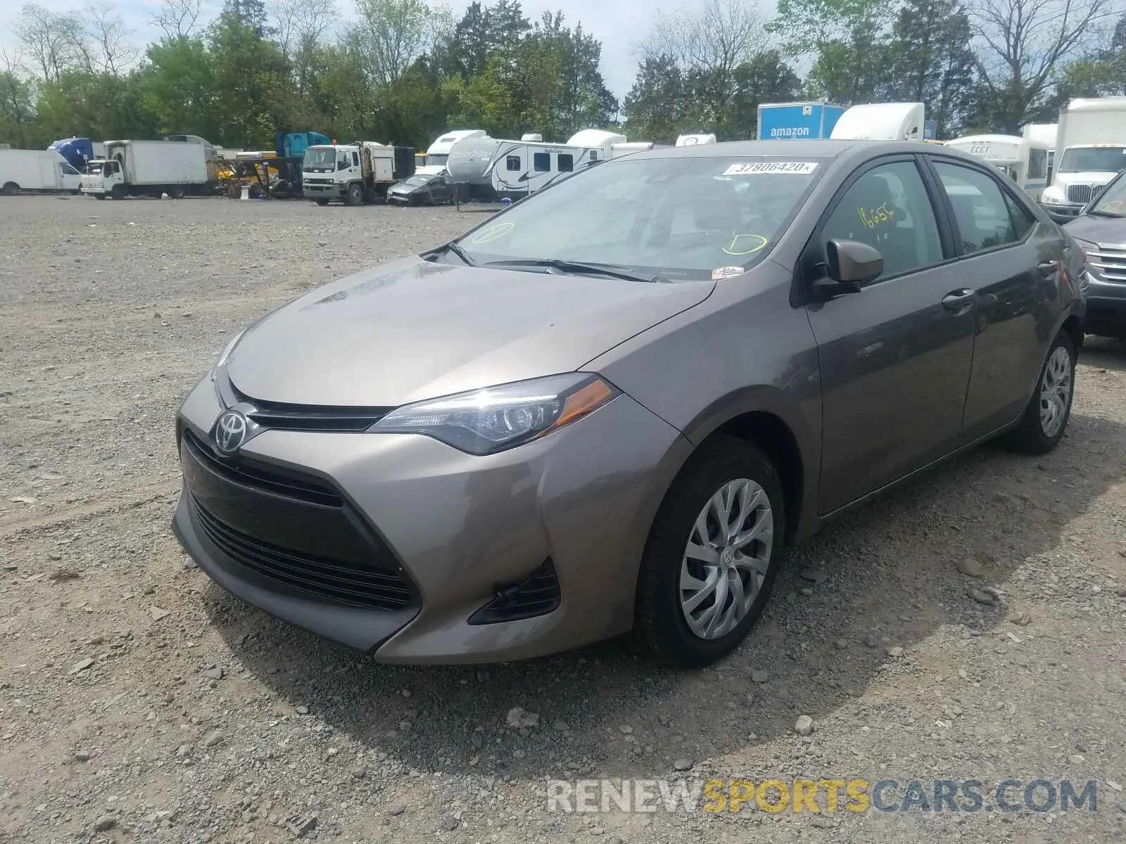 2 Photograph of a damaged car 2T1BURHE4KC189245 TOYOTA COROLLA 2019