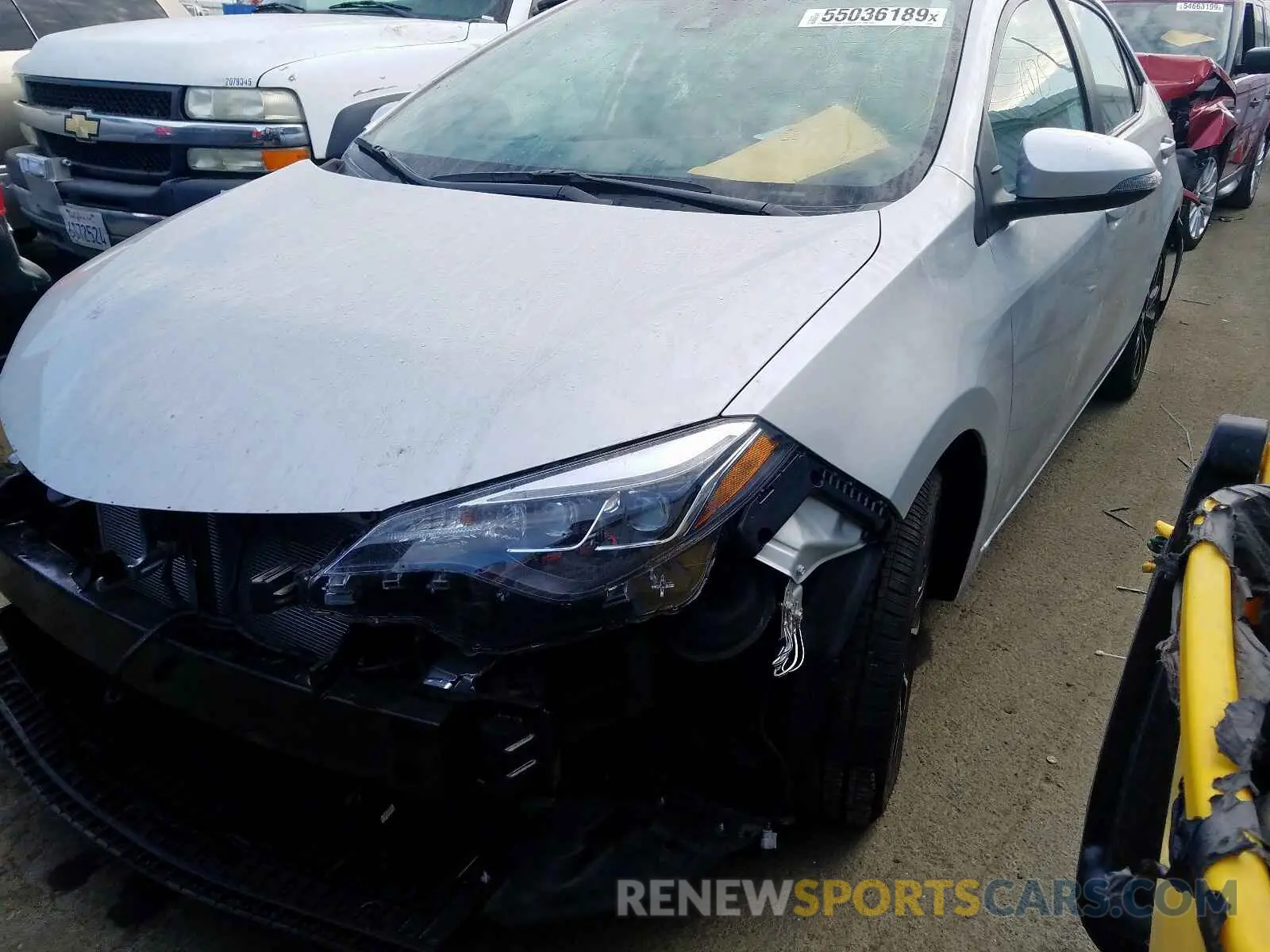 2 Photograph of a damaged car 2T1BURHE4KC189469 TOYOTA COROLLA 2019