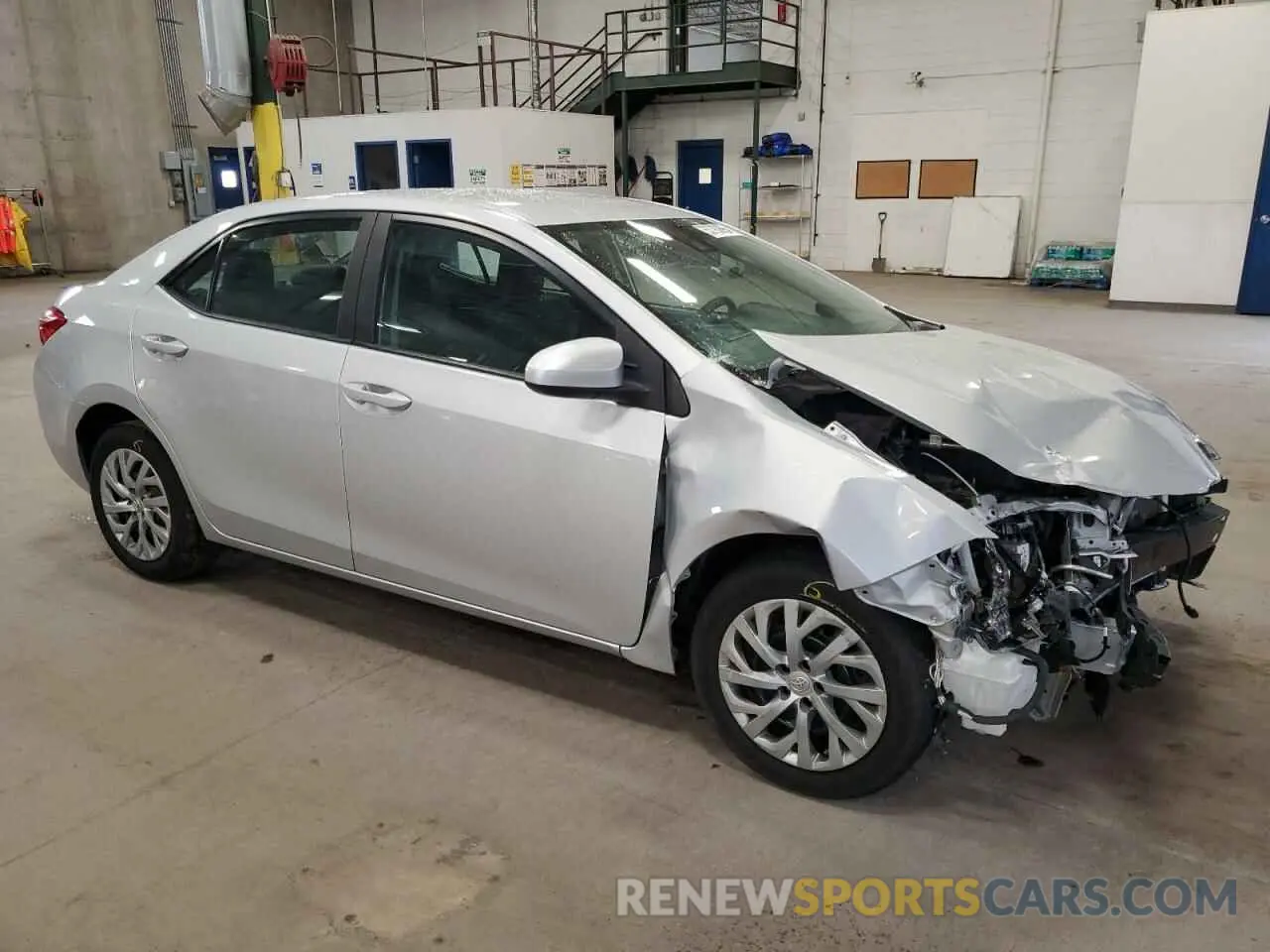 4 Фотография поврежденного автомобиля 2T1BURHE4KC192730 TOYOTA COROLLA 2019