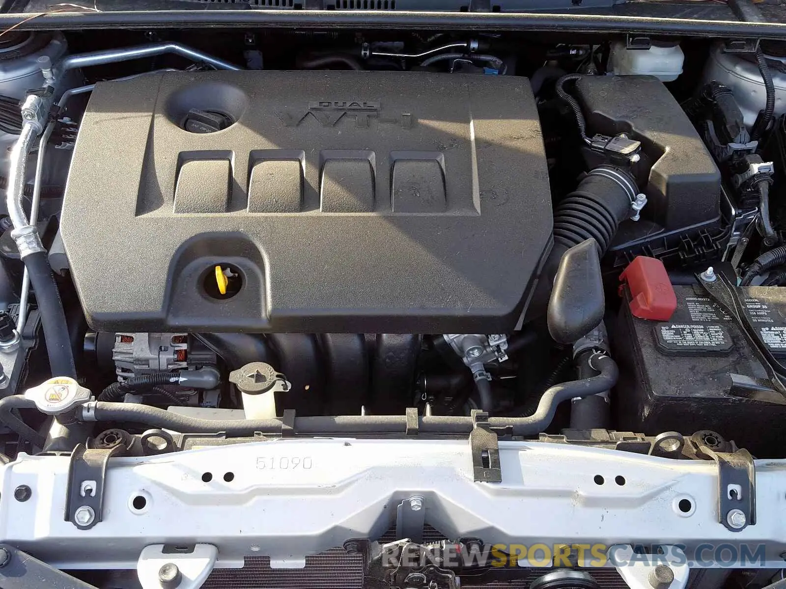 7 Фотография поврежденного автомобиля 2T1BURHE4KC222860 TOYOTA COROLLA 2019