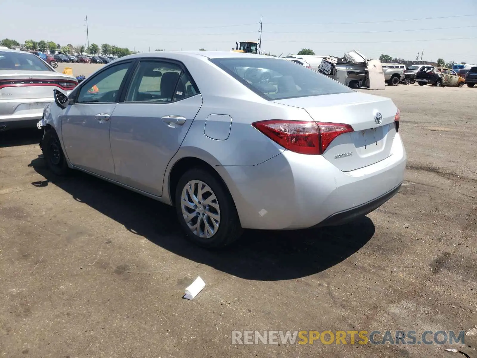 3 Photograph of a damaged car 2T1BURHE4KC226780 TOYOTA COROLLA 2019