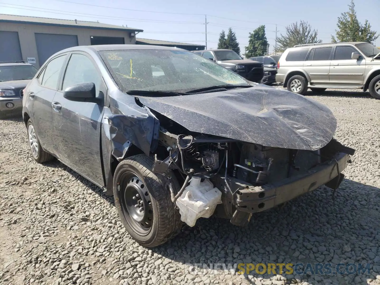 1 Photograph of a damaged car 2T1BURHE4KC230084 TOYOTA COROLLA 2019