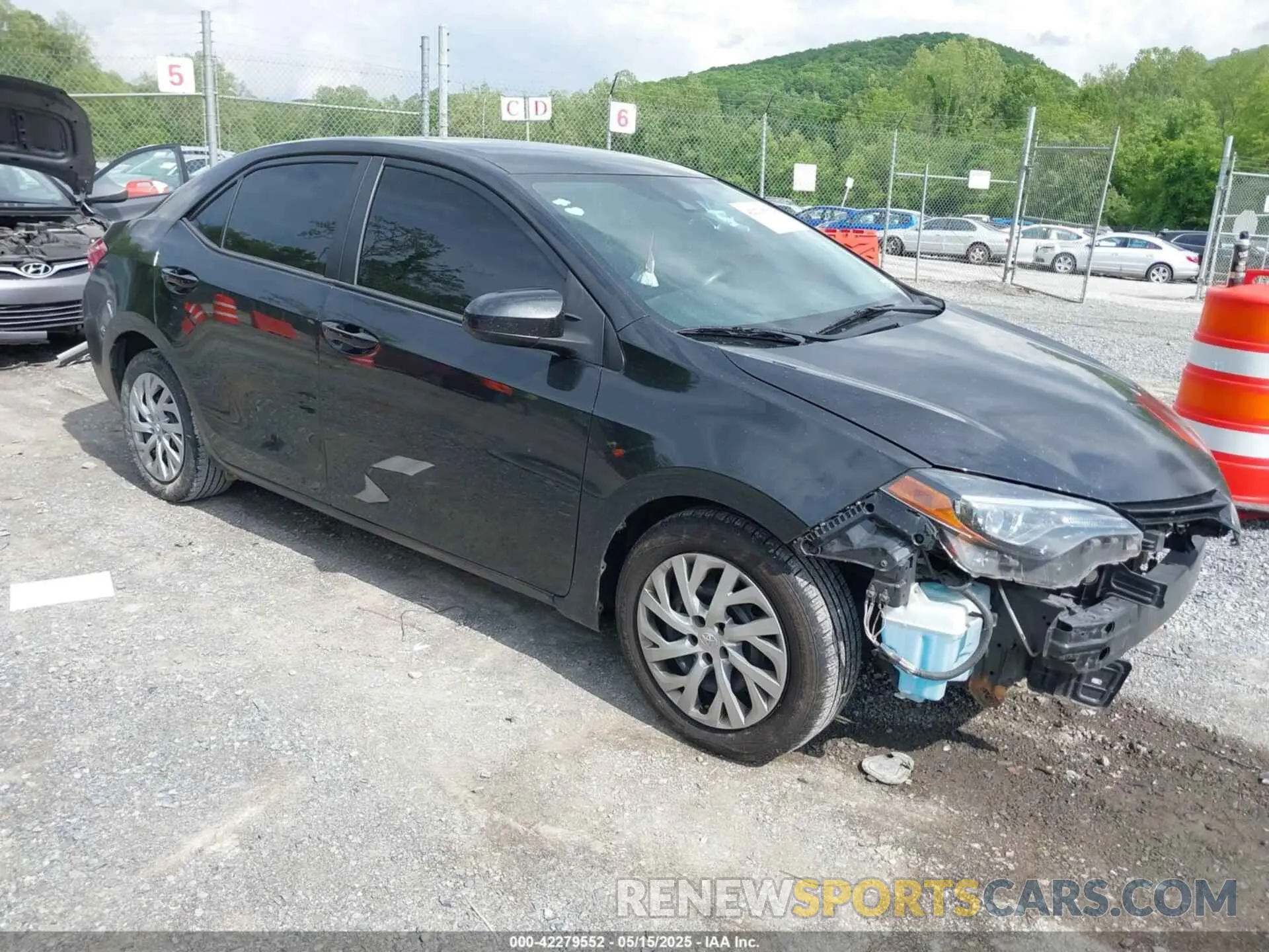 1 Photograph of a damaged car 2T1BURHE4KC232790 TOYOTA COROLLA 2019
