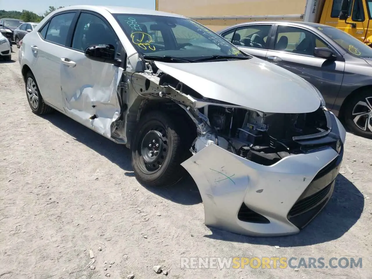 1 Фотография поврежденного автомобиля 2T1BURHE4KC234040 TOYOTA COROLLA 2019