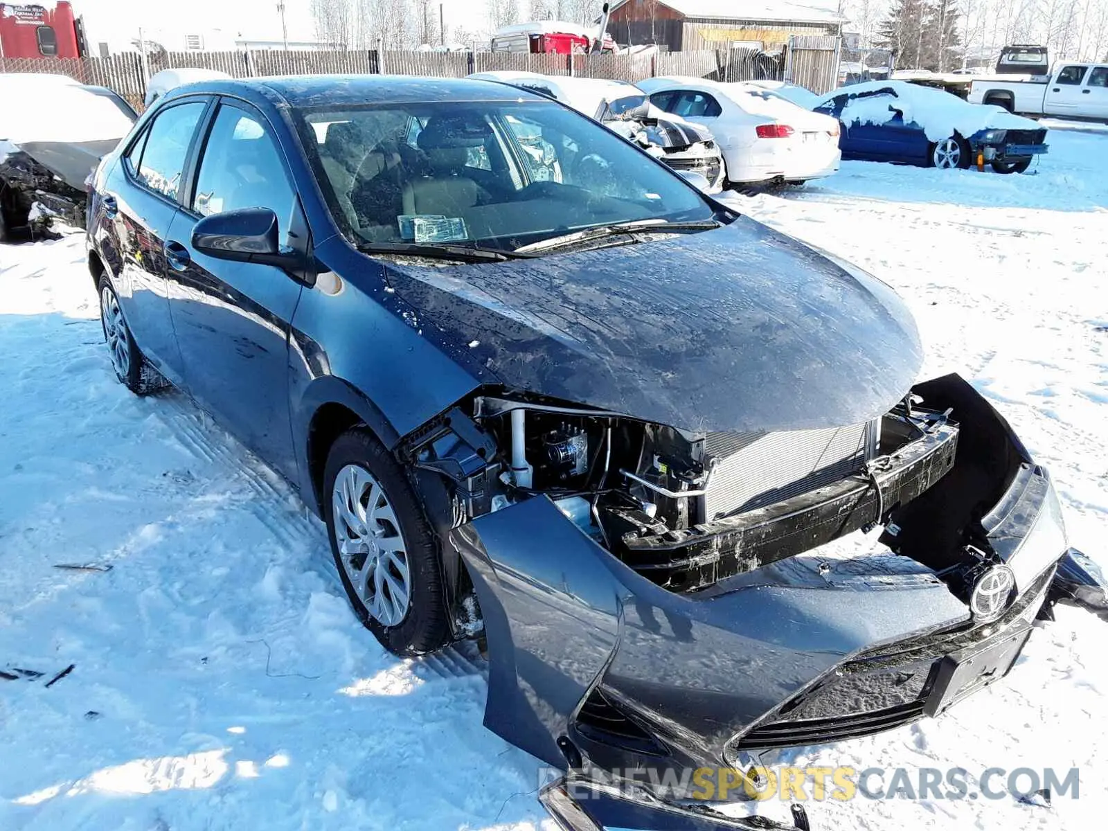 1 Photograph of a damaged car 2T1BURHE4KC236824 TOYOTA COROLLA 2019