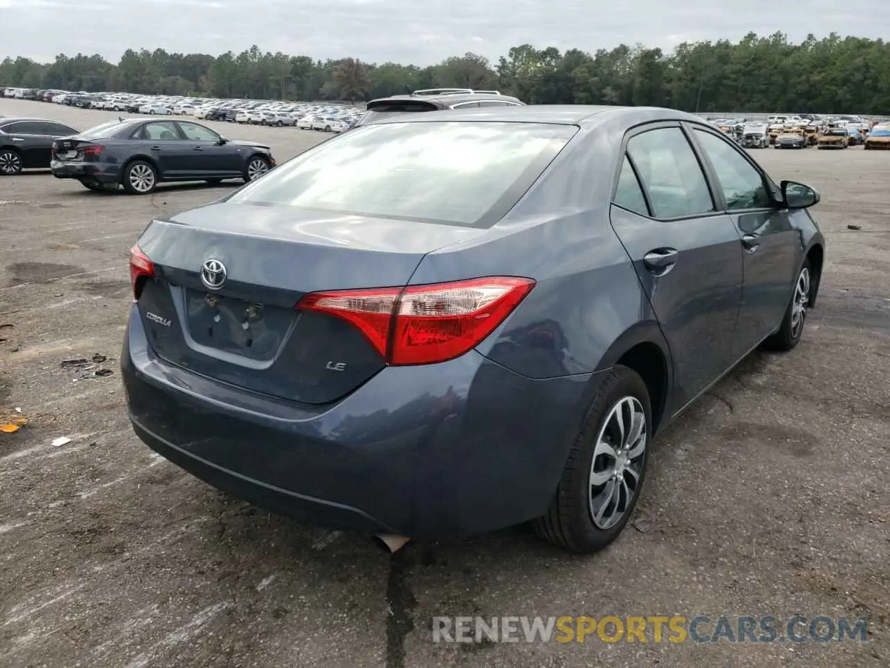 4 Фотография поврежденного автомобиля 2T1BURHE4KC241442 TOYOTA COROLLA 2019