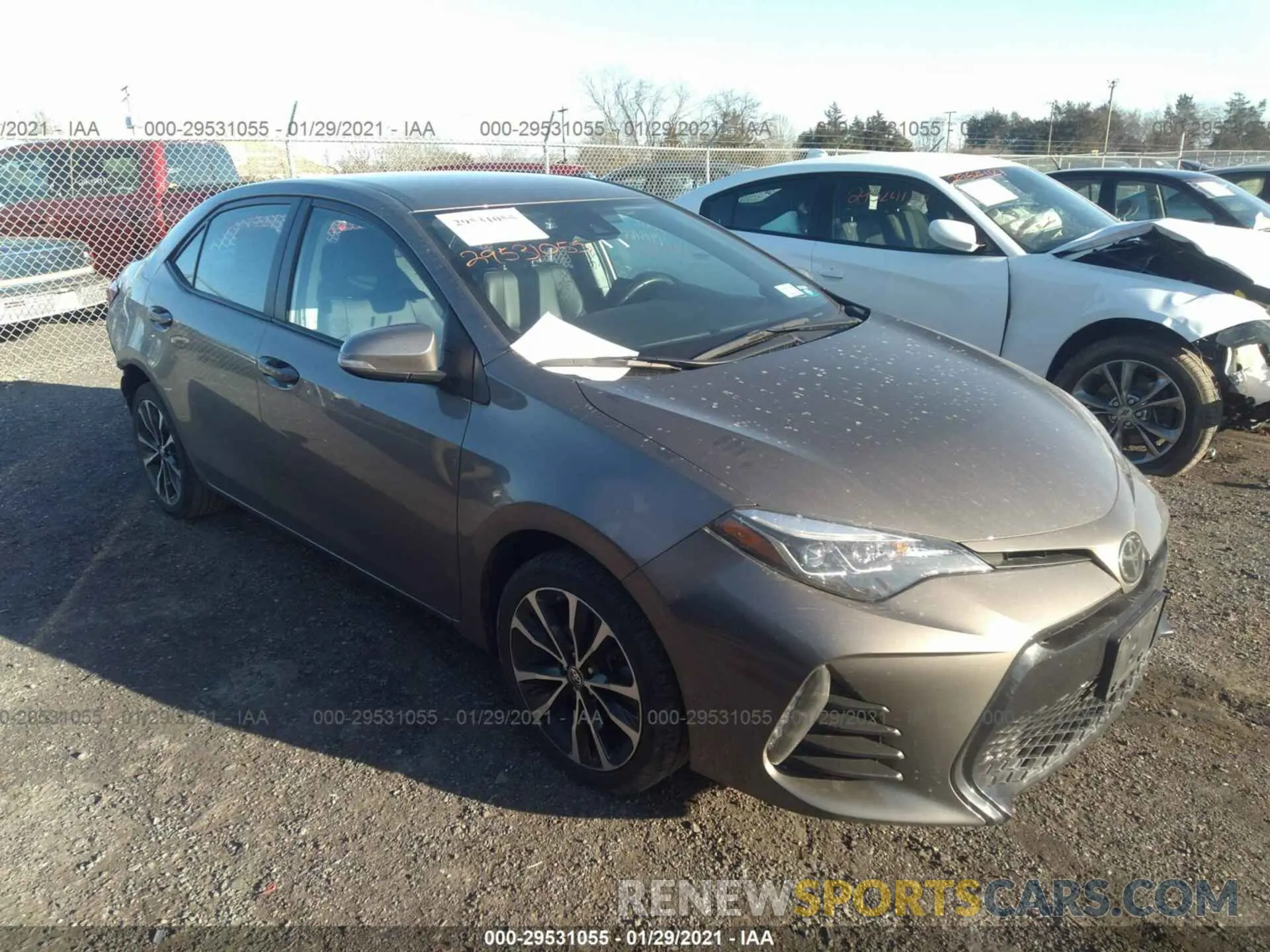 1 Photograph of a damaged car 2T1BURHE4KC242963 TOYOTA COROLLA 2019
