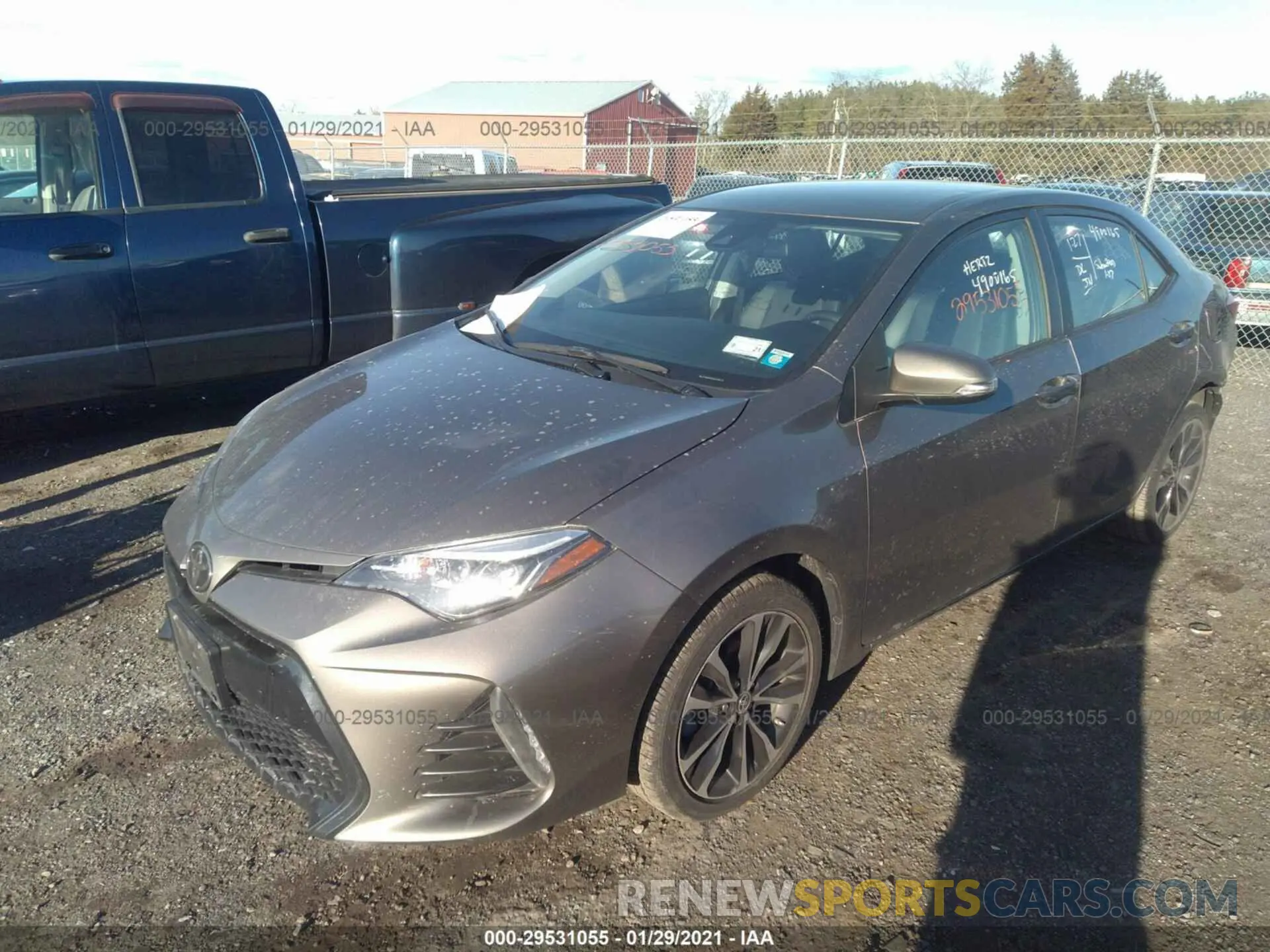 2 Photograph of a damaged car 2T1BURHE4KC242963 TOYOTA COROLLA 2019