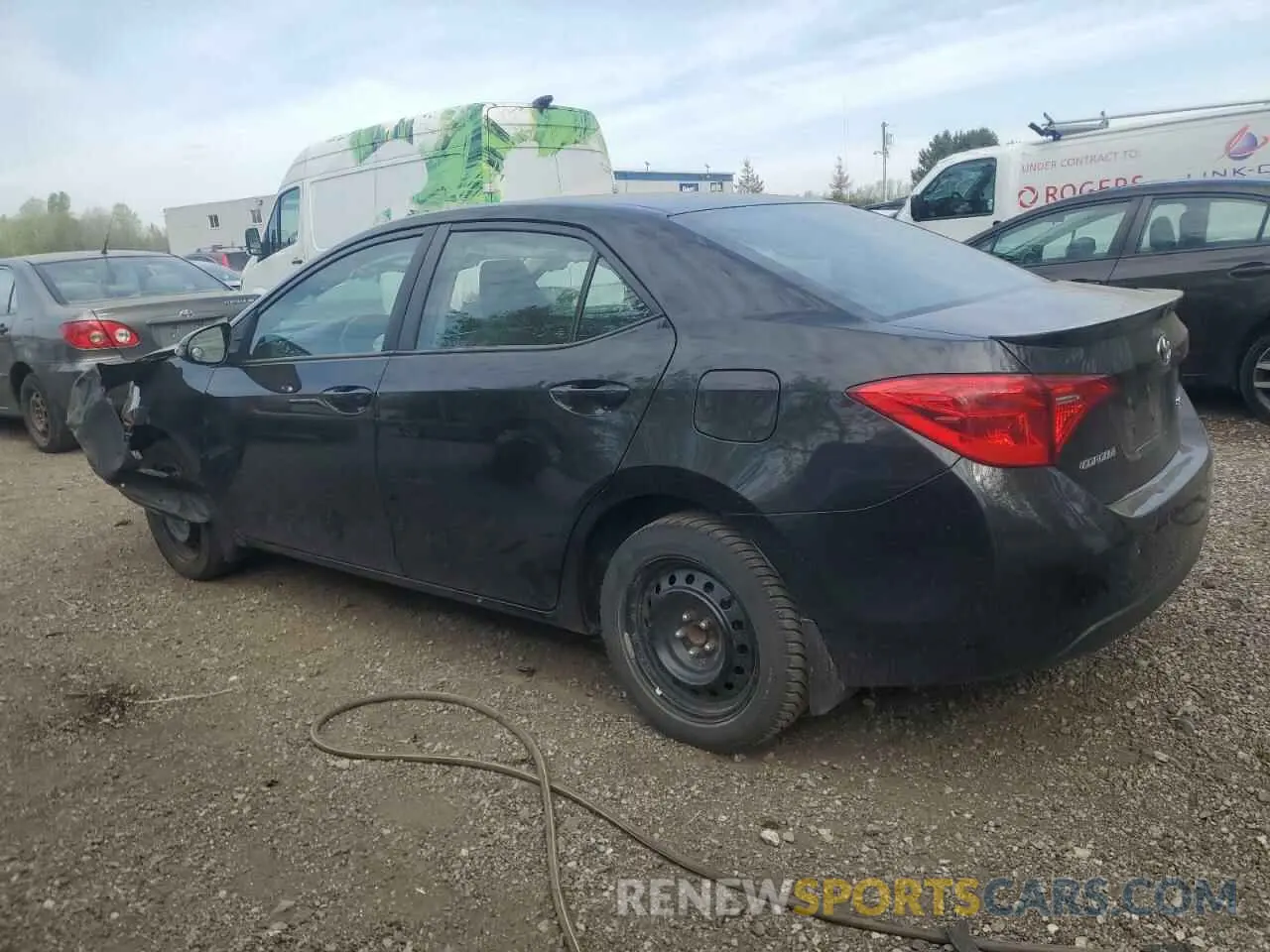 2 Photograph of a damaged car 2T1BURHE4KC243658 TOYOTA COROLLA 2019