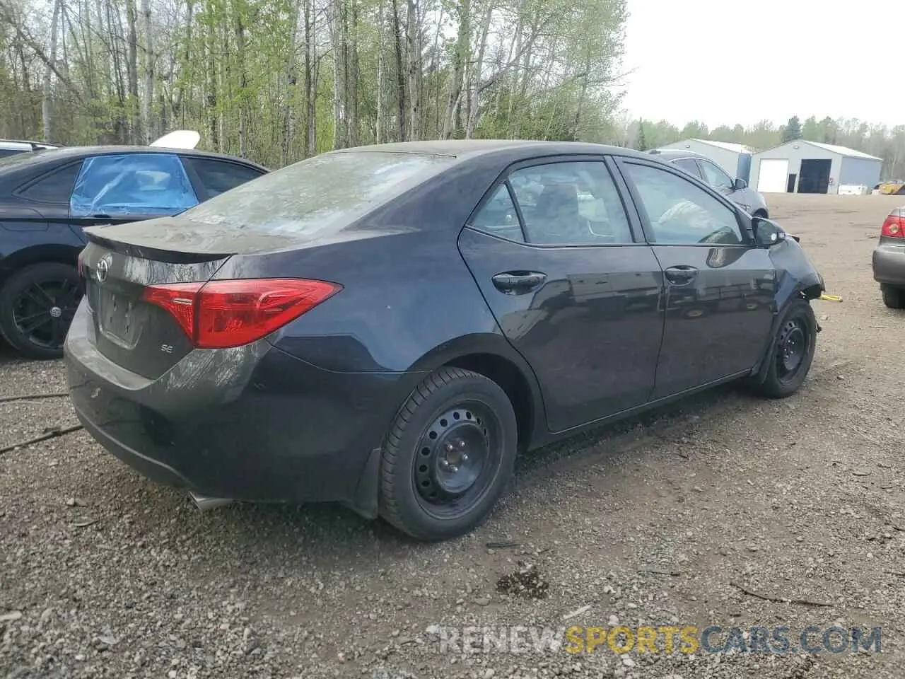 3 Photograph of a damaged car 2T1BURHE4KC243658 TOYOTA COROLLA 2019