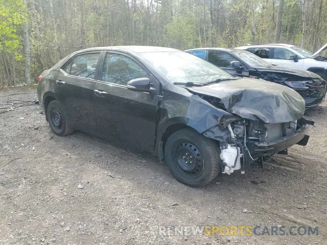4 Photograph of a damaged car 2T1BURHE4KC243658 TOYOTA COROLLA 2019