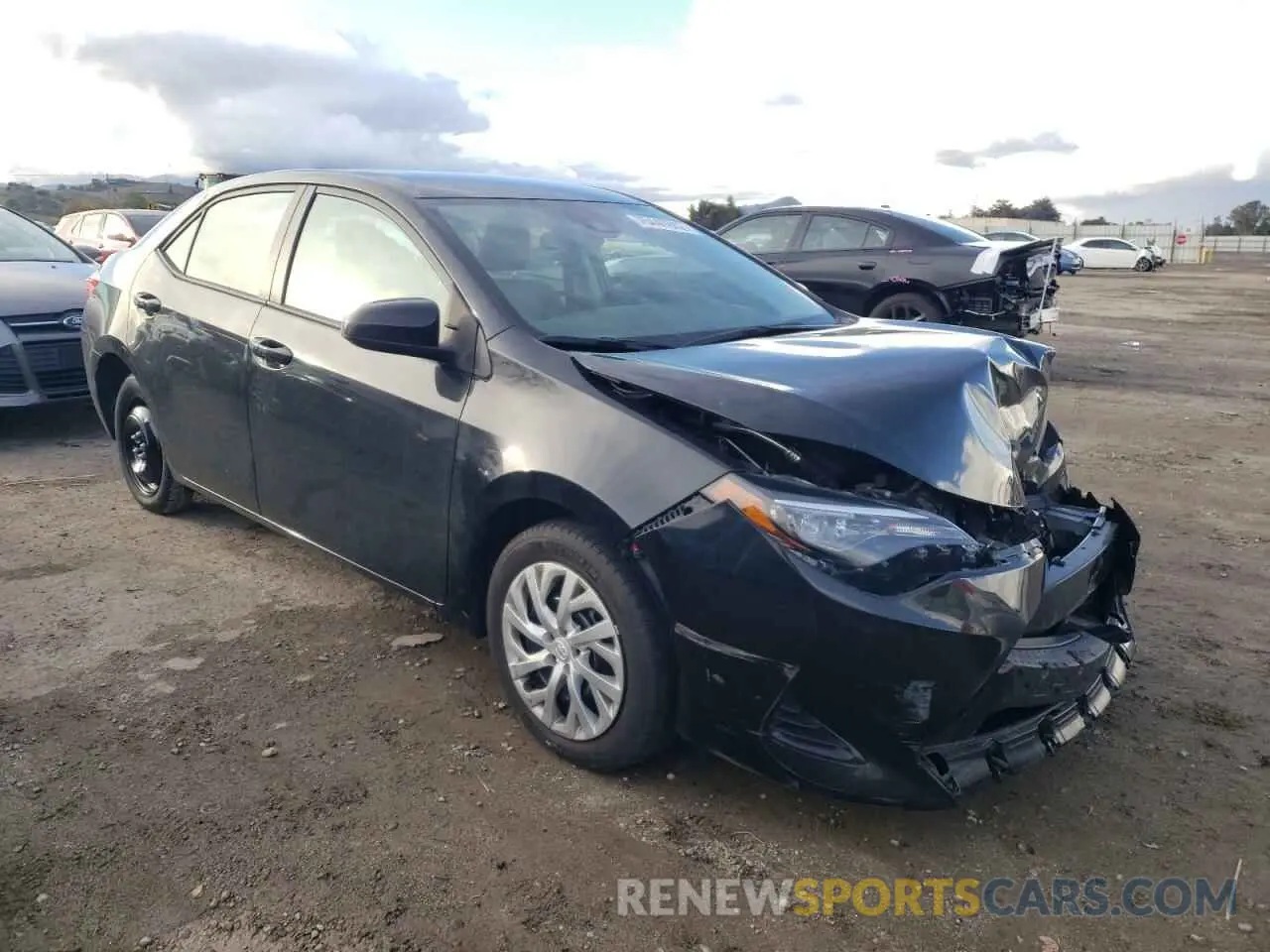 4 Photograph of a damaged car 2T1BURHE4KC244308 TOYOTA COROLLA 2019