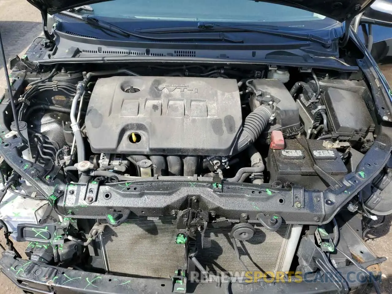 11 Photograph of a damaged car 2T1BURHE5KC126834 TOYOTA COROLLA 2019