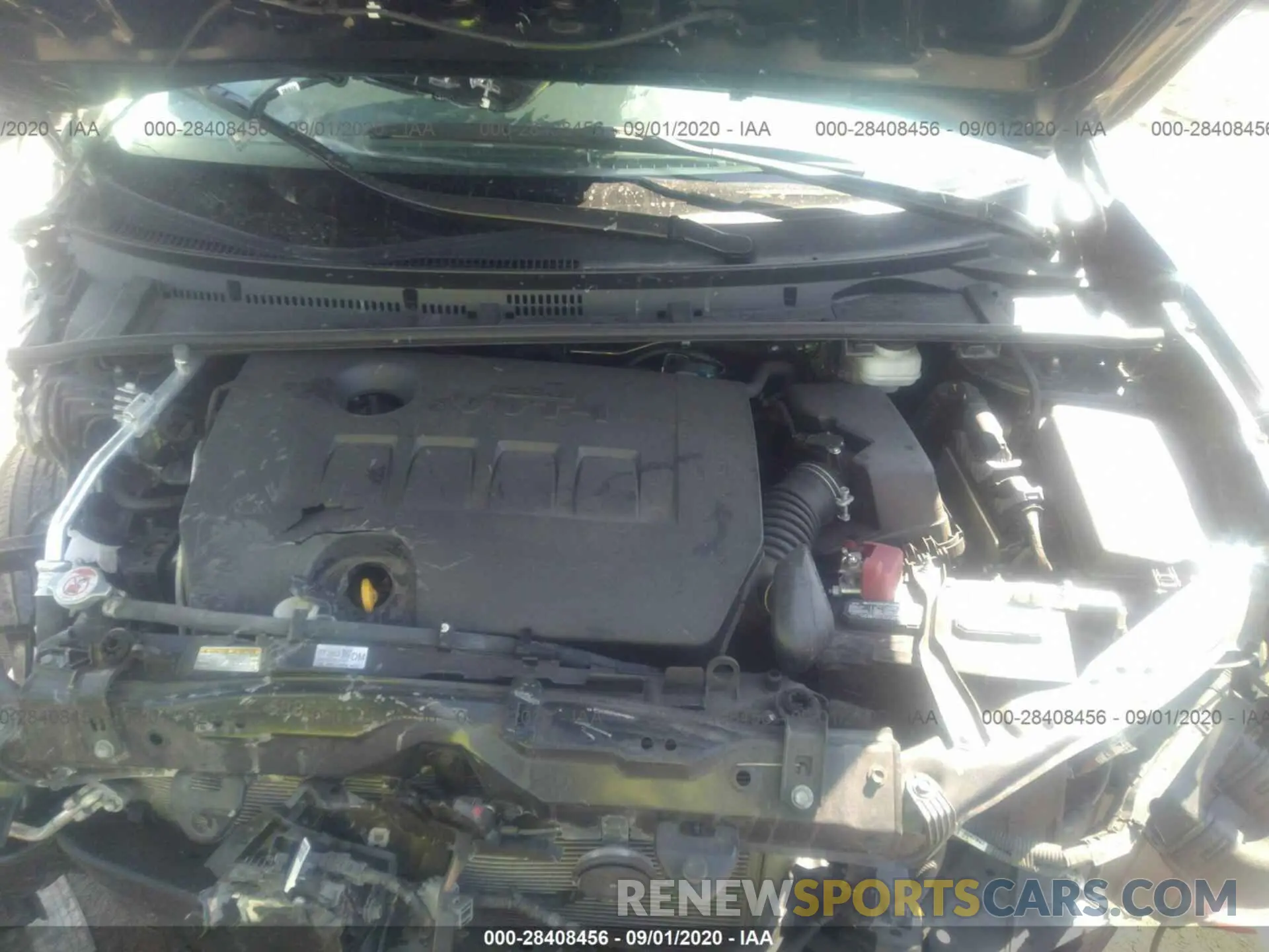 10 Photograph of a damaged car 2T1BURHE5KC140670 TOYOTA COROLLA 2019