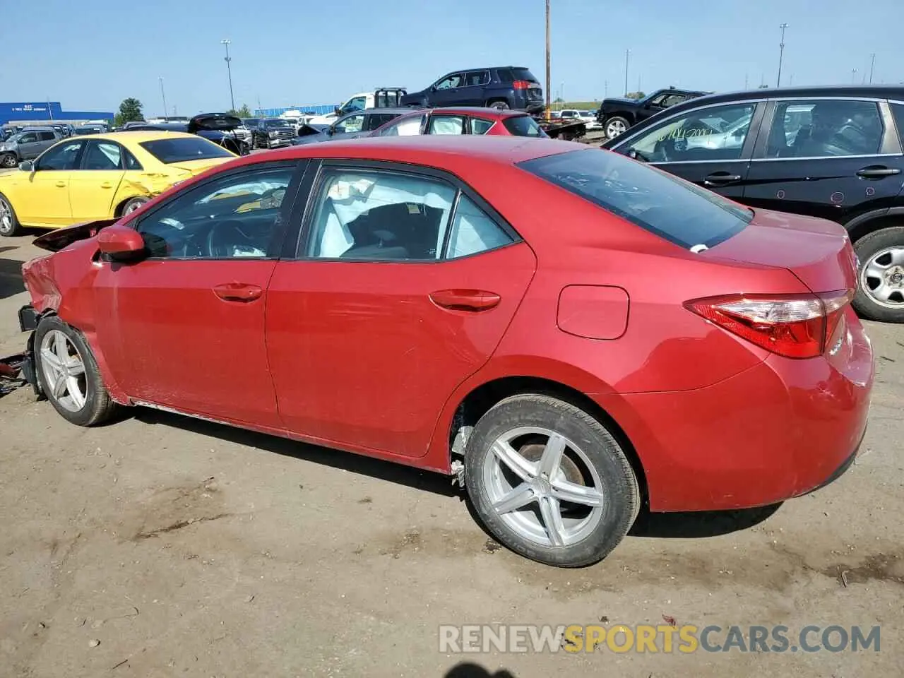 2 Photograph of a damaged car 2T1BURHE5KC144458 TOYOTA COROLLA 2019