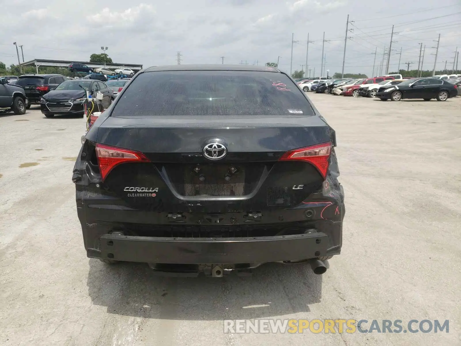 9 Photograph of a damaged car 2T1BURHE5KC156755 TOYOTA COROLLA 2019