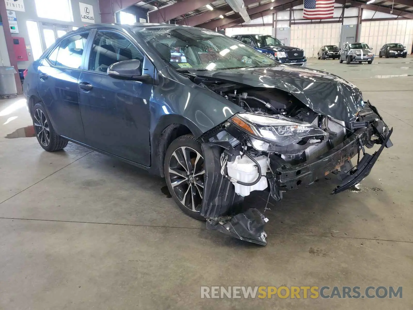 1 Photograph of a damaged car 2T1BURHE5KC157257 TOYOTA COROLLA 2019