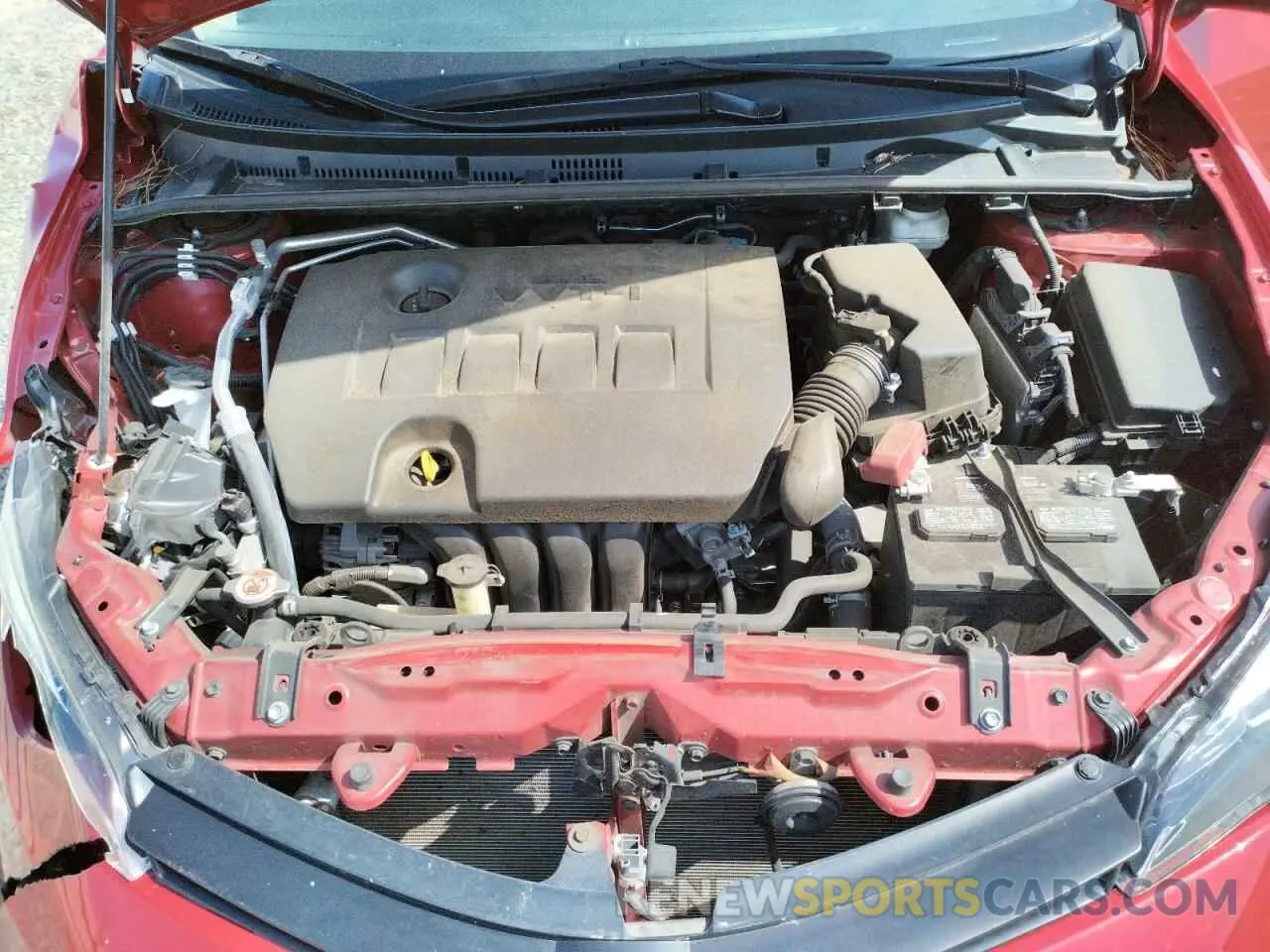 7 Photograph of a damaged car 2T1BURHE5KC163348 TOYOTA COROLLA 2019