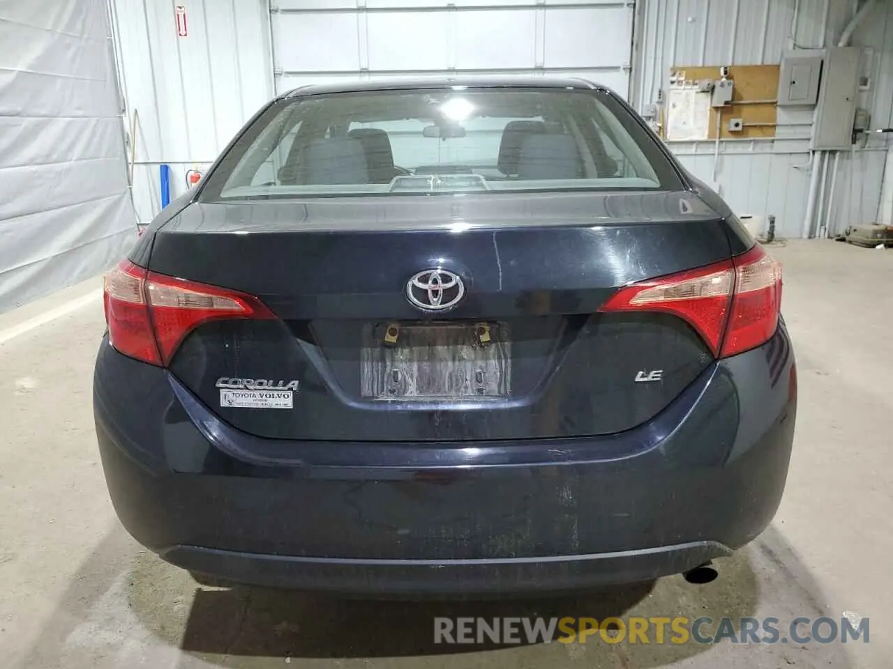 6 Photograph of a damaged car 2T1BURHE5KC185821 TOYOTA COROLLA 2019