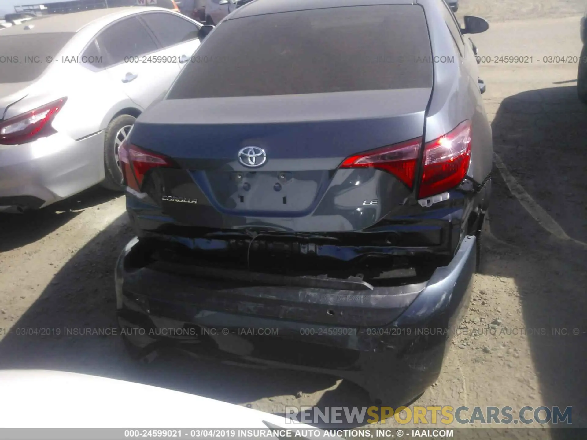 6 Photograph of a damaged car 2T1BURHE5KC187536 TOYOTA COROLLA 2019