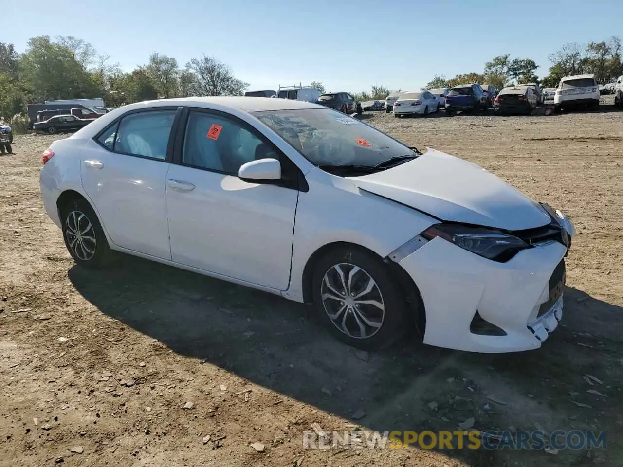 4 Photograph of a damaged car 2T1BURHE5KC192252 TOYOTA COROLLA 2019