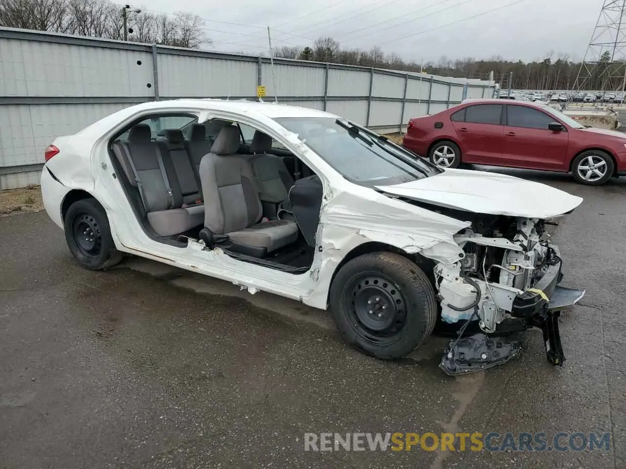 4 Фотография поврежденного автомобиля 2T1BURHE5KC192994 TOYOTA COROLLA 2019
