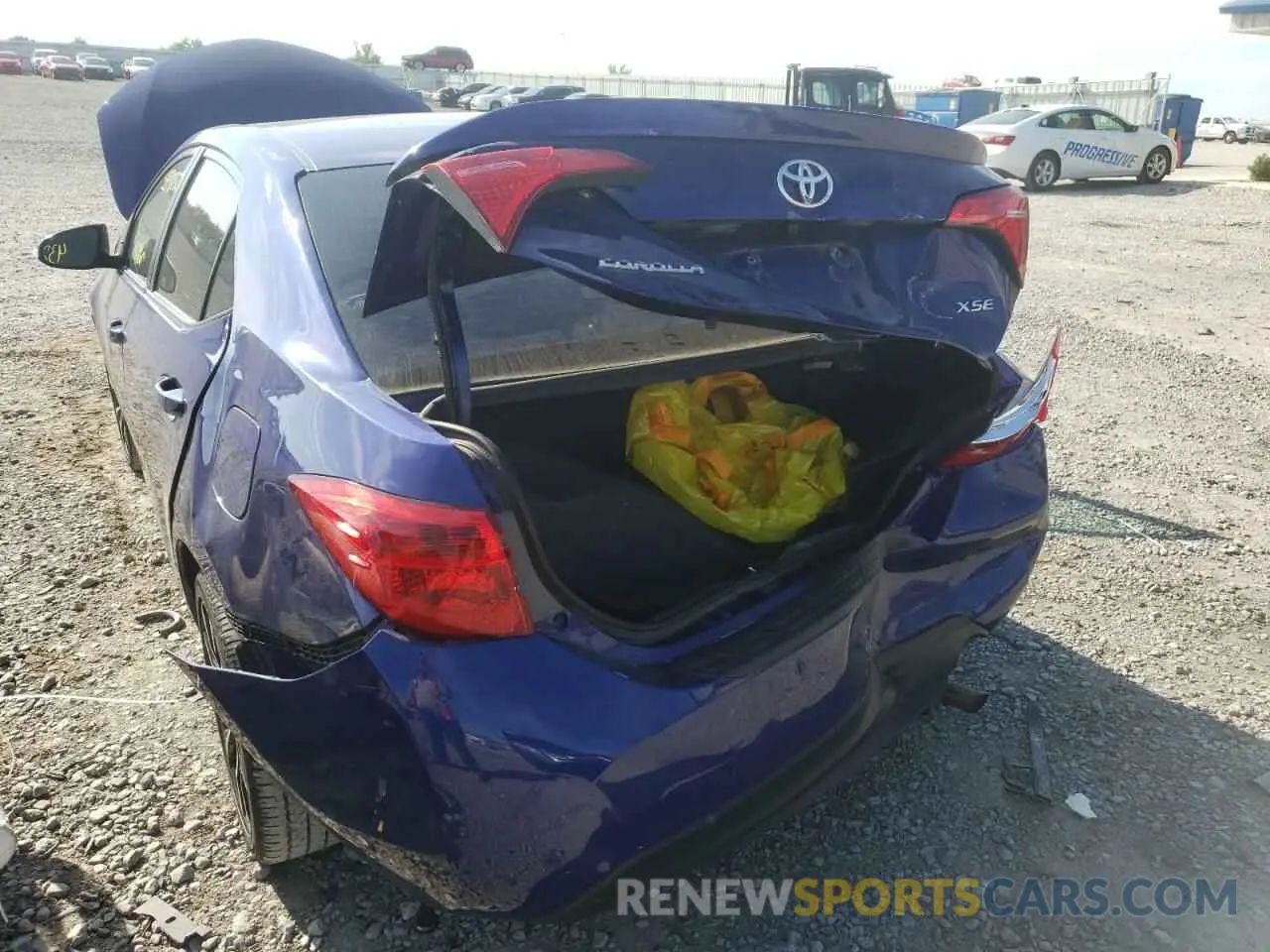 9 Фотография поврежденного автомобиля 2T1BURHE5KC194079 TOYOTA COROLLA 2019