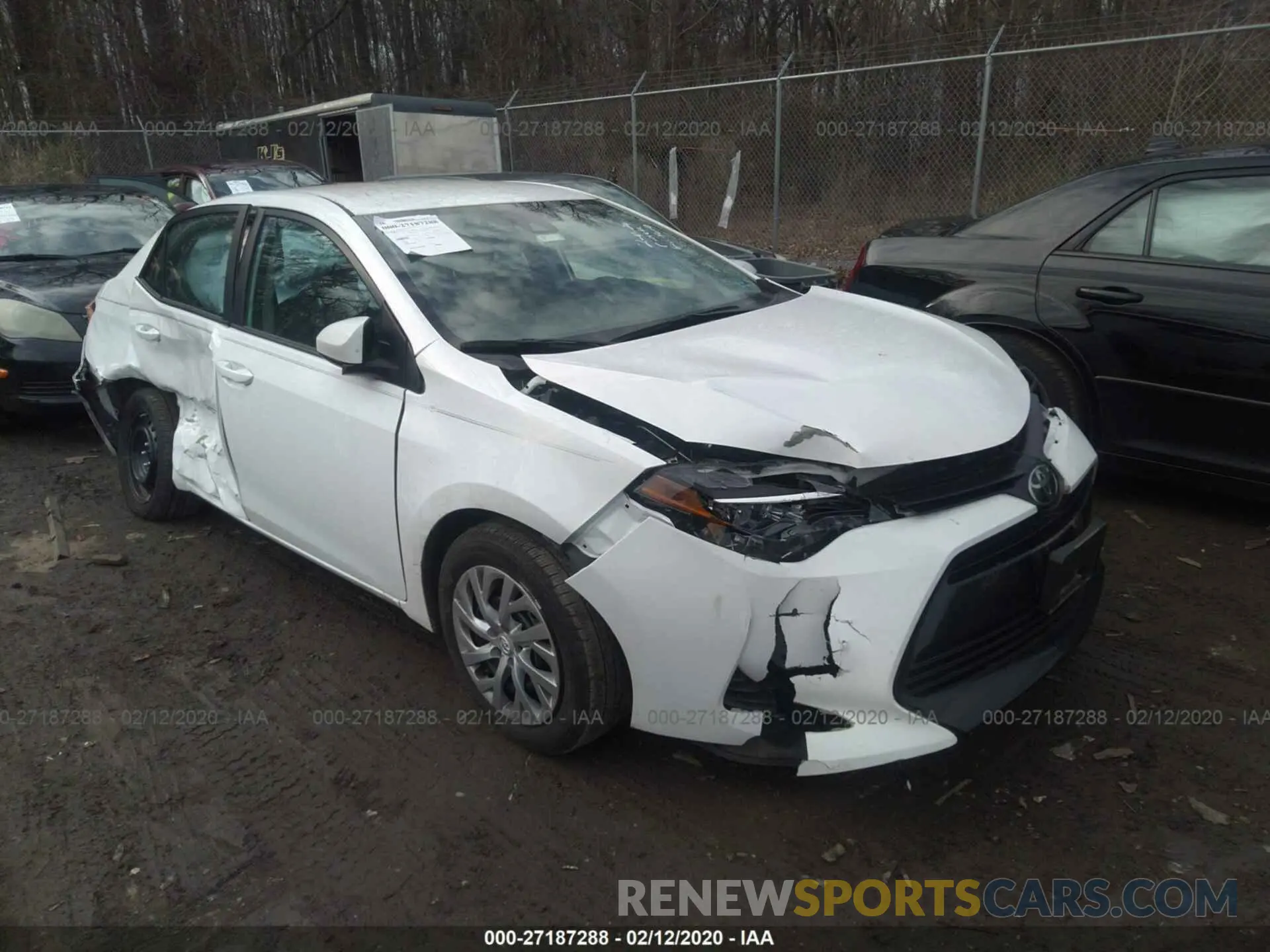 1 Photograph of a damaged car 2T1BURHE5KC197354 TOYOTA COROLLA 2019