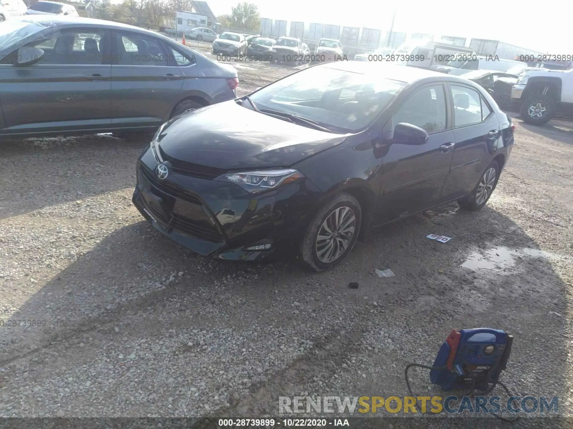 2 Photograph of a damaged car 2T1BURHE5KC205372 TOYOTA COROLLA 2019